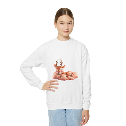 Youth Crewneck Sweatshirt - Sleeping Deer