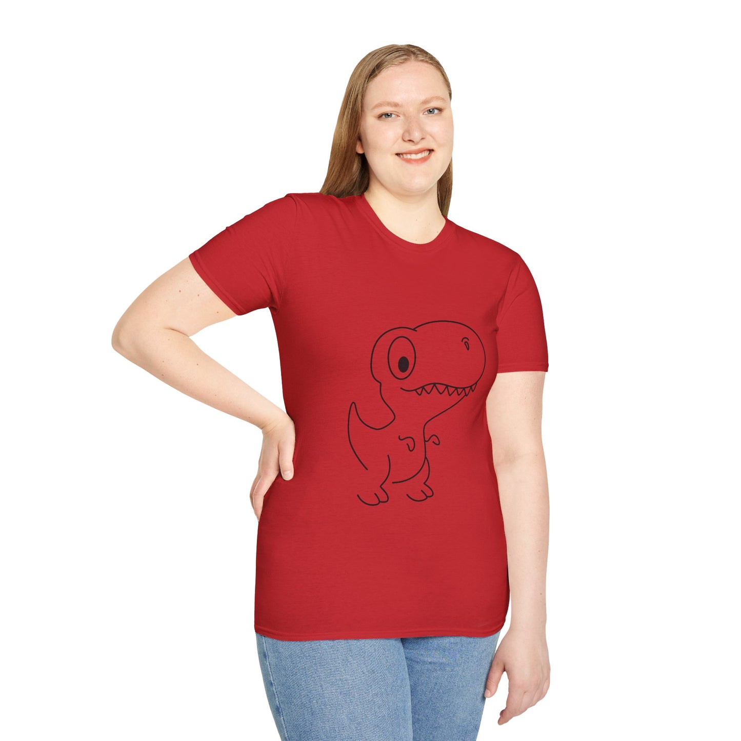 Unisex Softstyle T-Shirt - Dino - CutieQ Shop