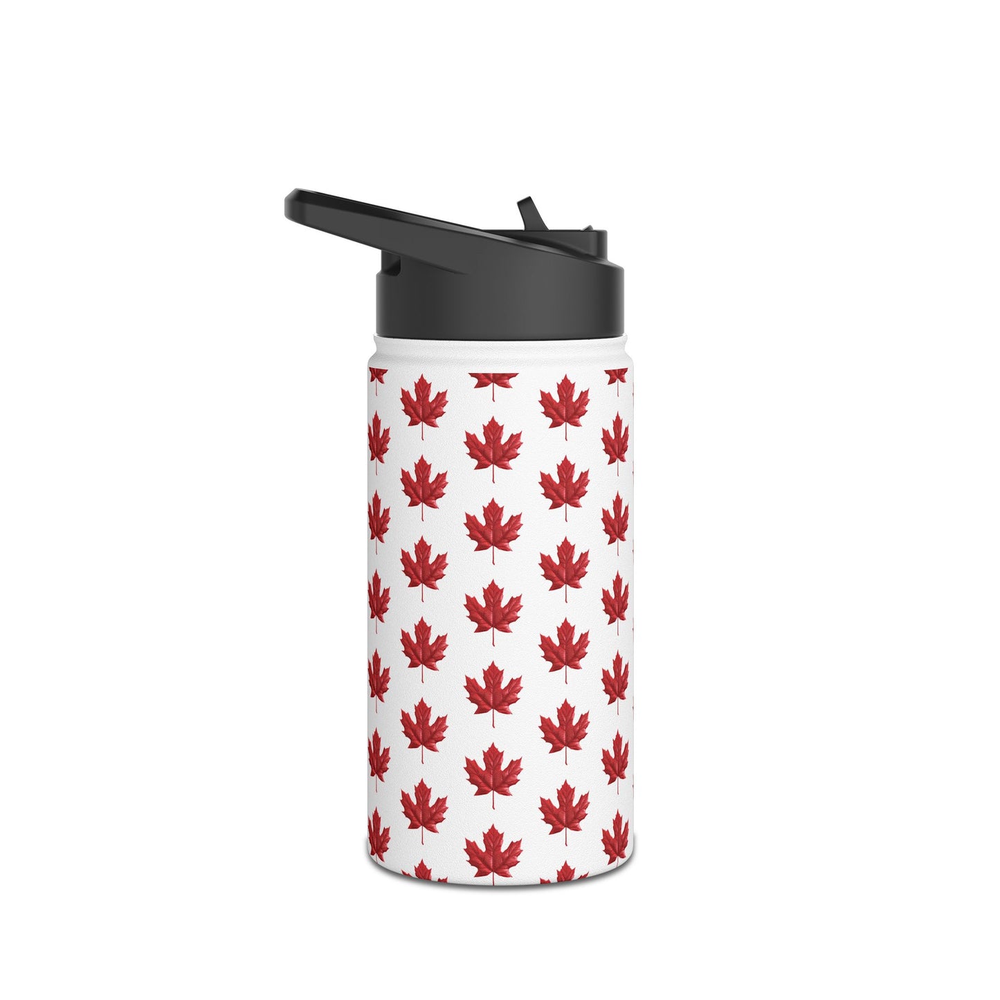 Stainless Steel Water Bottle, Standard Lid - Maple Leaf - CutieQ Shop