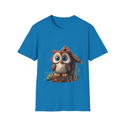 Unisex Softstyle T-Shirt - Owl and Treehouse - CutieQ Shop