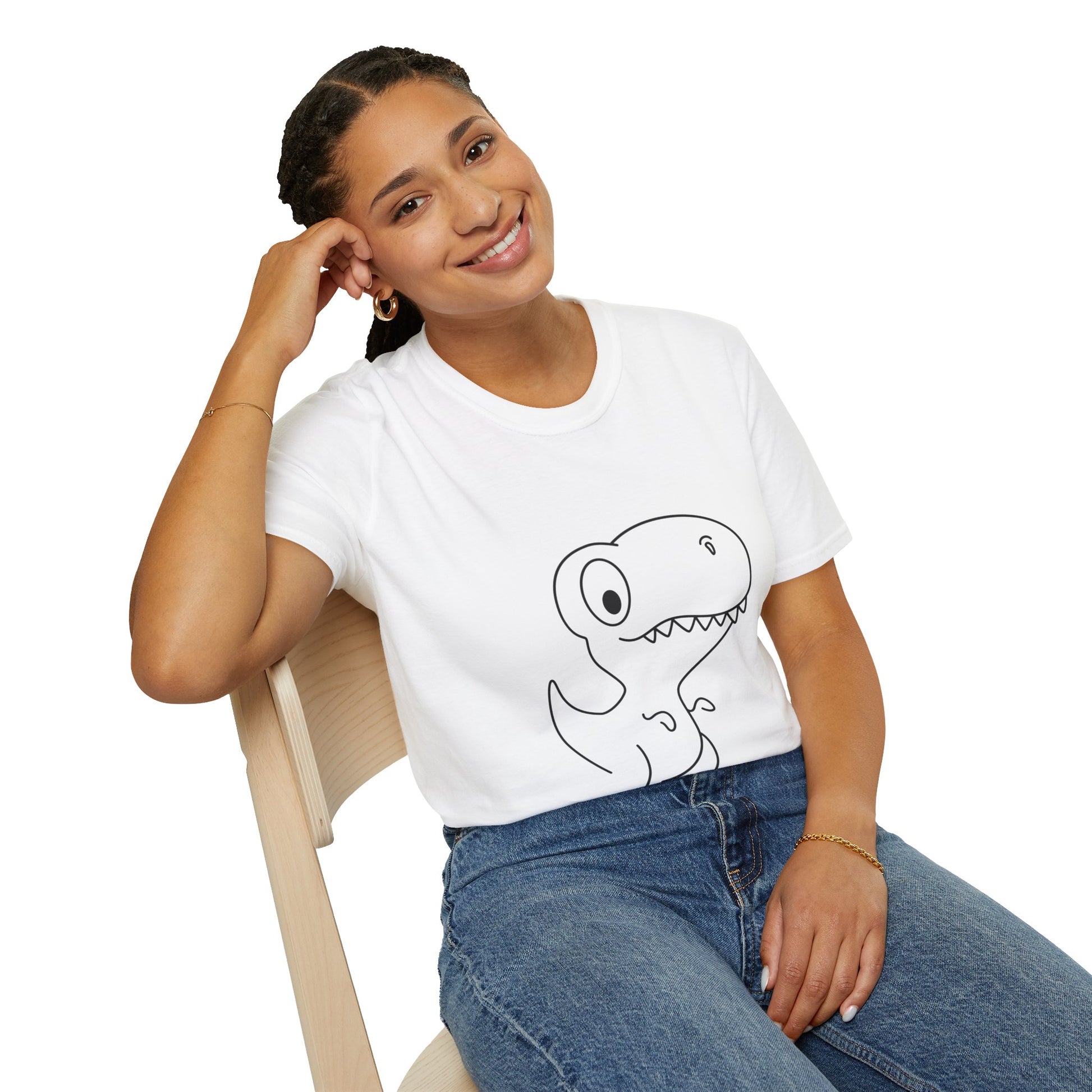 Unisex Softstyle T-Shirt - Dino - CutieQ Shop