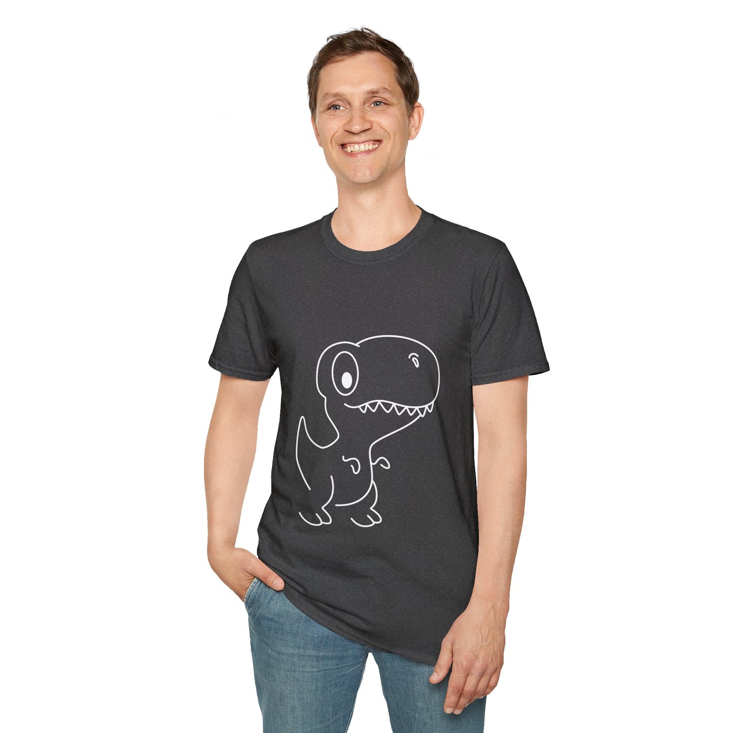 Unisex Softstyle T-Shirt - Dino - CutieQ Shop