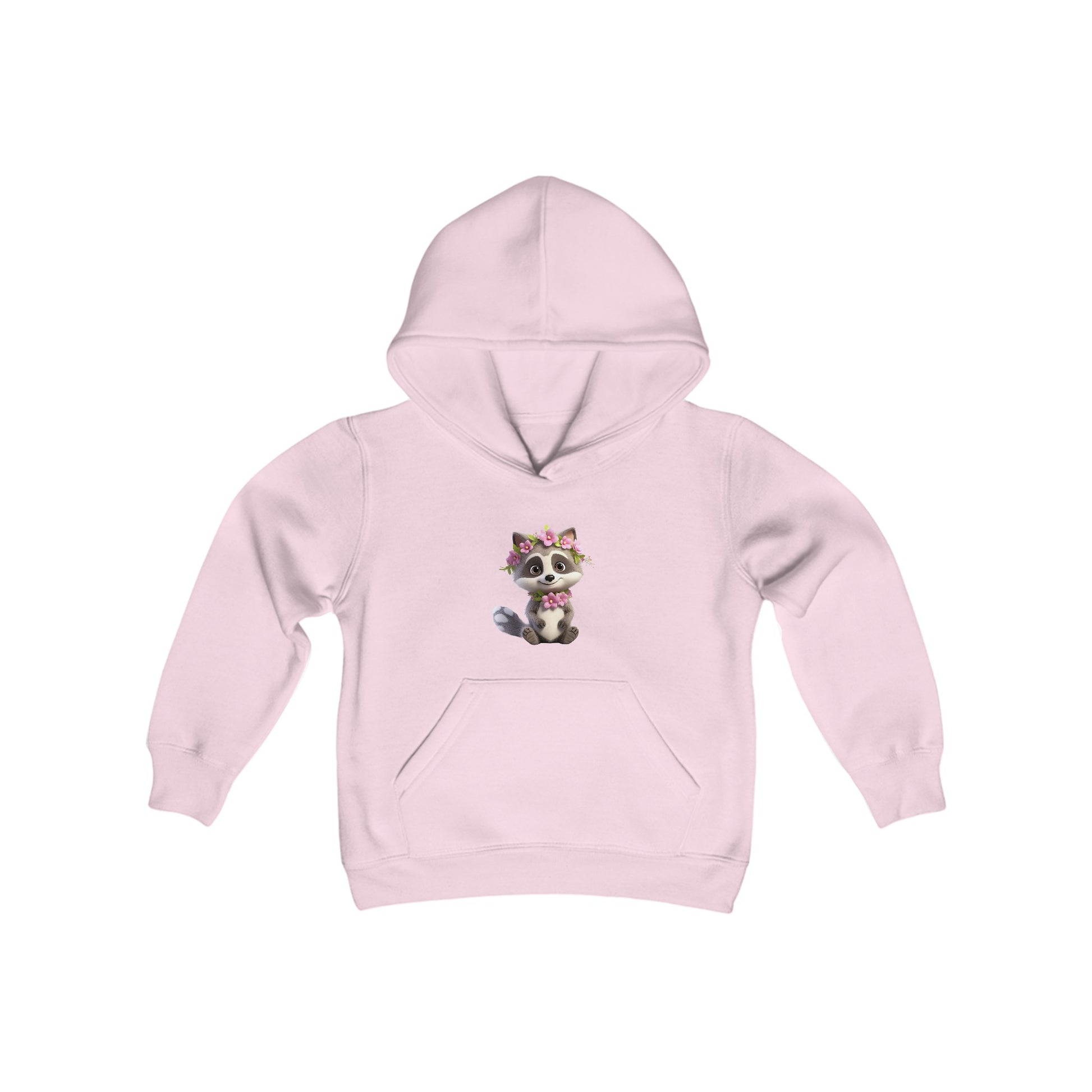 Youth Heavy Blend Hooded Sweatshirt - Raccoon - CutieQ Shop