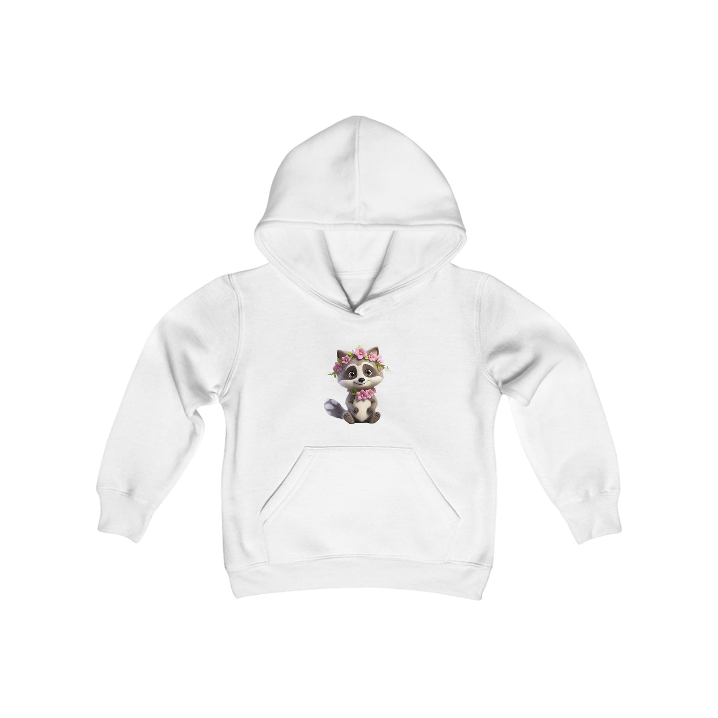 Youth Heavy Blend Hooded Sweatshirt - Raccoon - CutieQ Shop