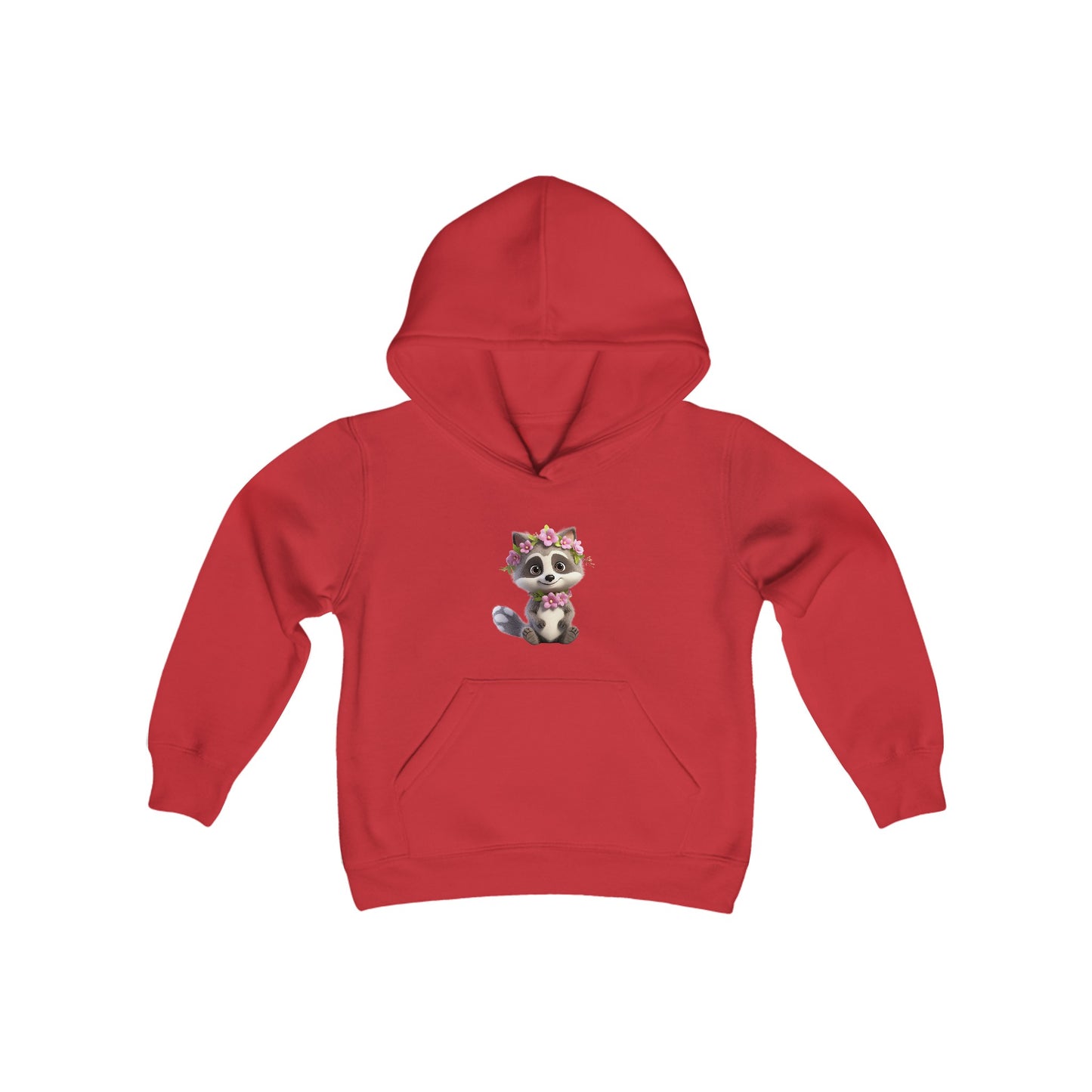 Youth Heavy Blend Hooded Sweatshirt - Raccoon - CutieQ Shop