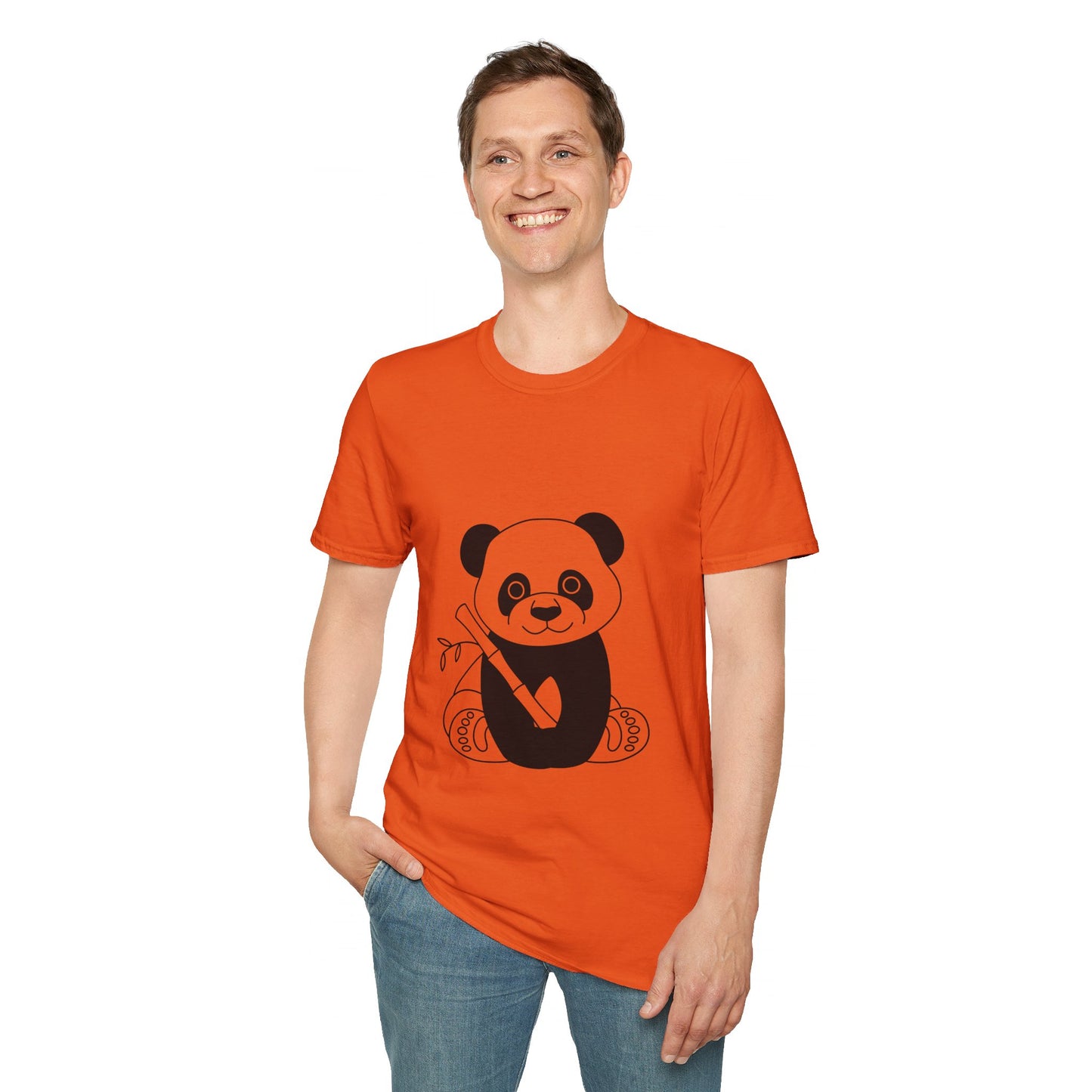 Unisex Softstyle T-Shirt - Panda - CutieQ Shop