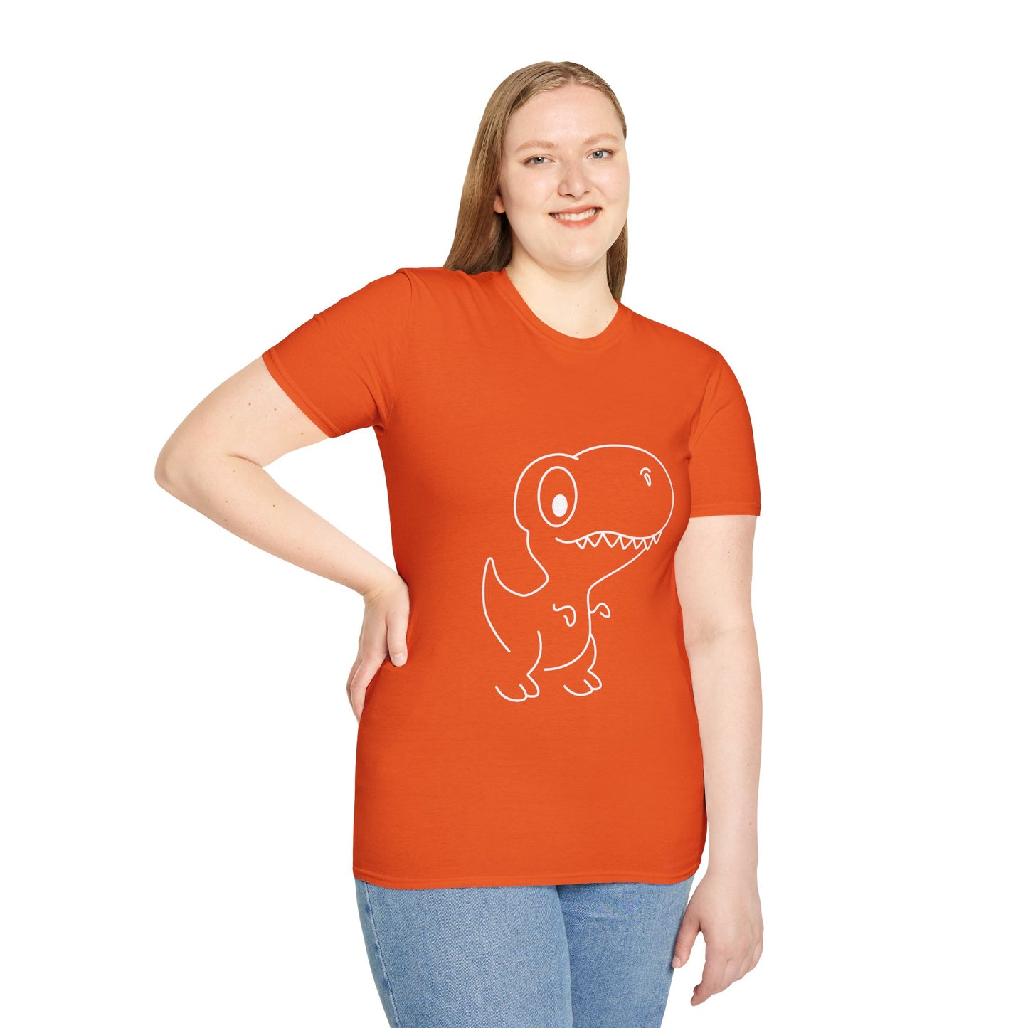 Unisex Softstyle T-Shirt - Dino - CutieQ Shop