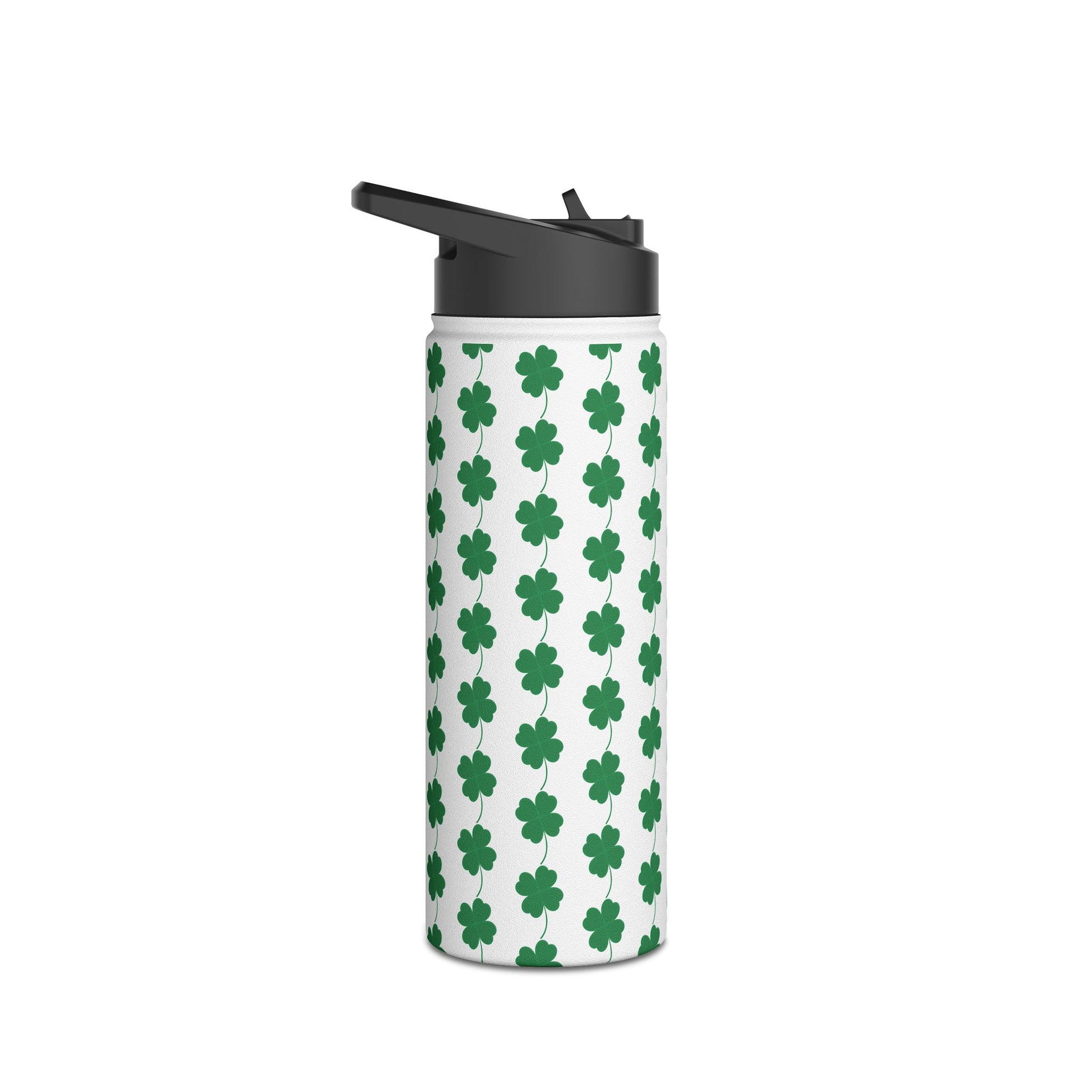 Stainless Steel Water Bottle, Standard Lid - Clover Leaf - CutieQ Shop