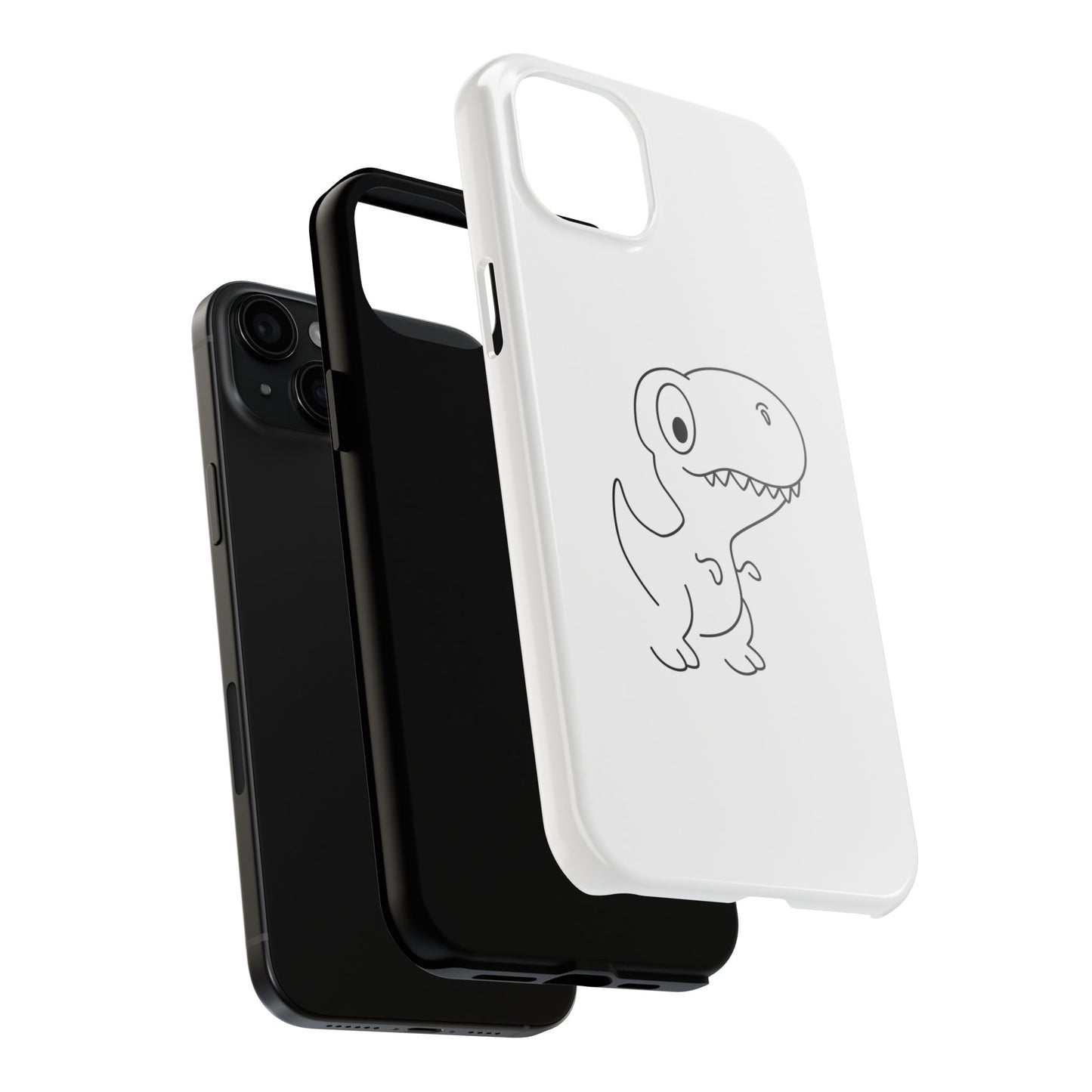 Tough Phone Cases - iPhone 15 - Dino - CutieQ Shop