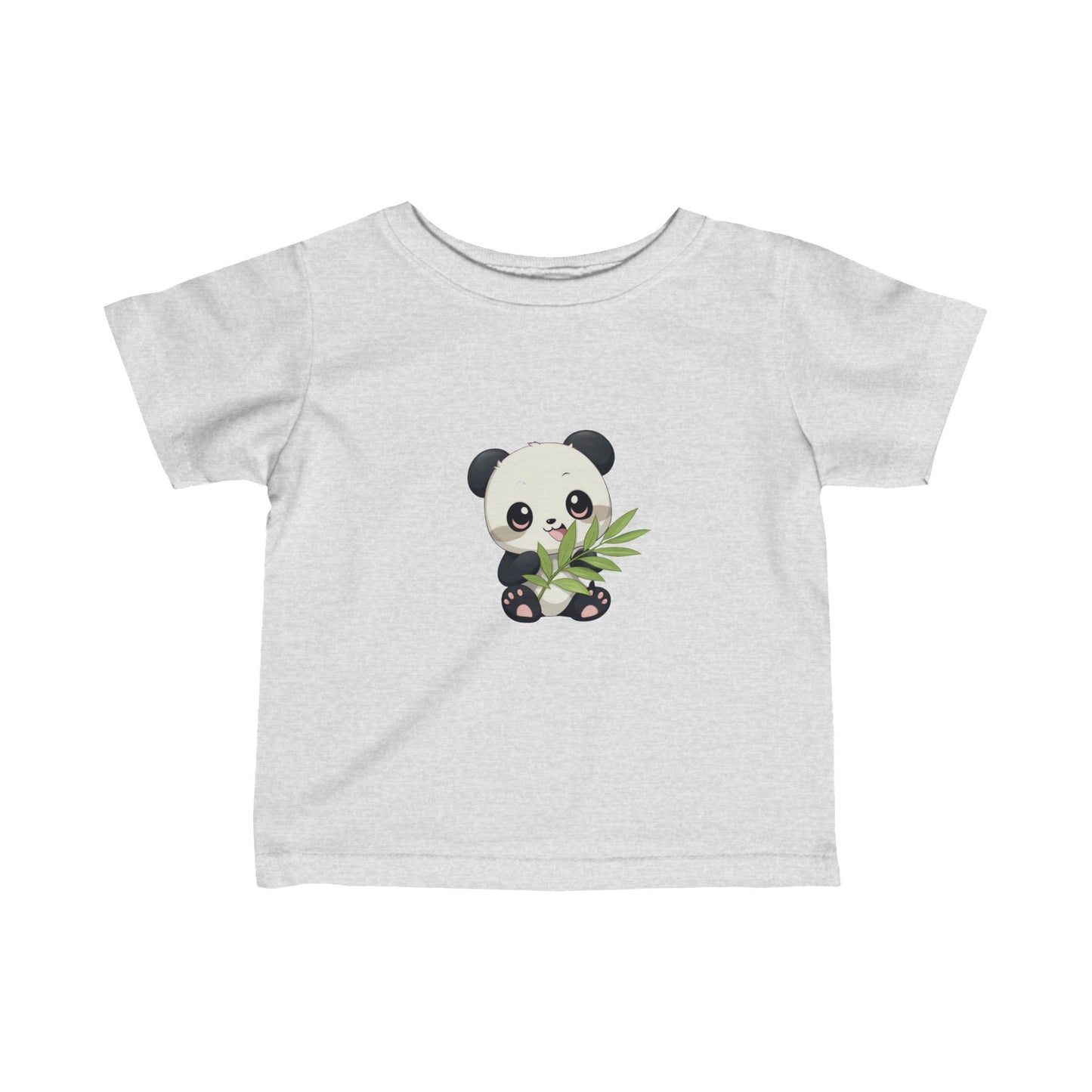 Infant Fine Jersey Tee - Panda Loves Bamboo - CutieQ Shop