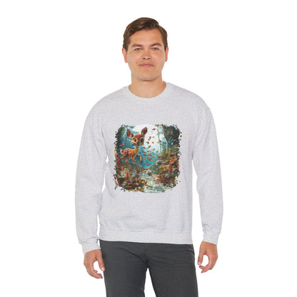 Unisex Heavy Blend™ Crewneck Sweatshirt - Deer - CutieQ Shop