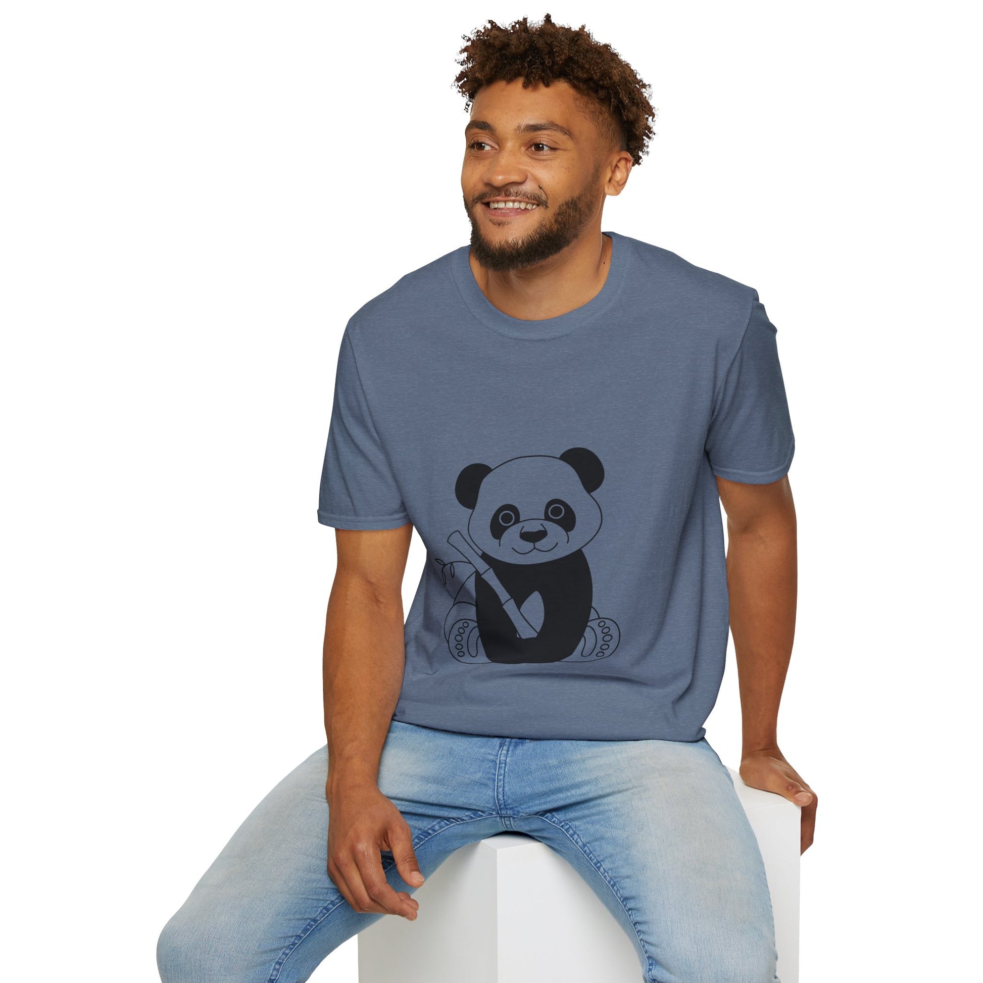 Unisex Softstyle T-Shirt - Panda - CutieQ Shop