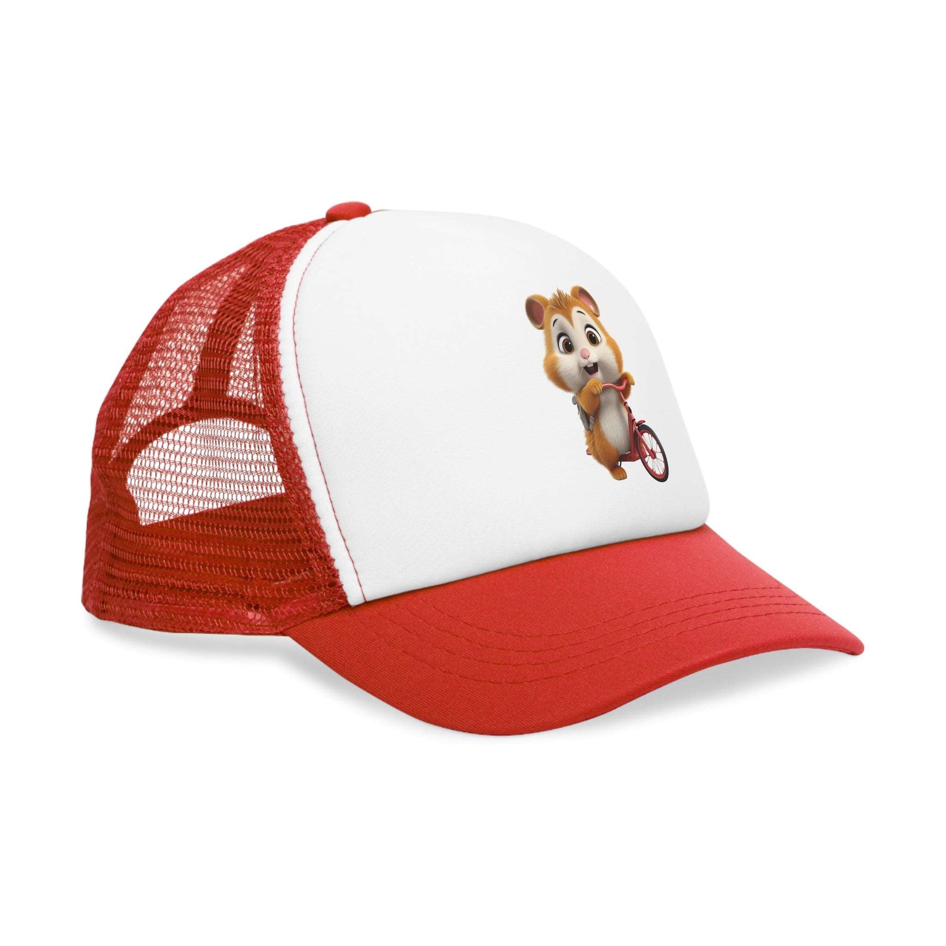 Mesh Cap - Hamster on Bike - CutieQ Shop