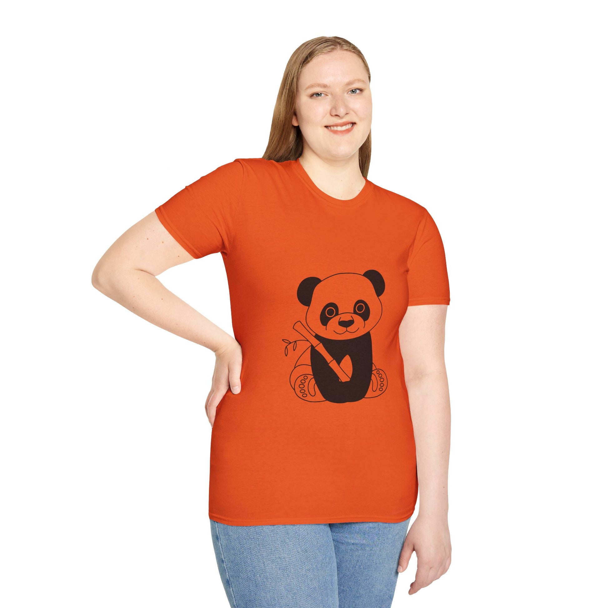 Unisex Softstyle T-Shirt - Panda - CutieQ Shop