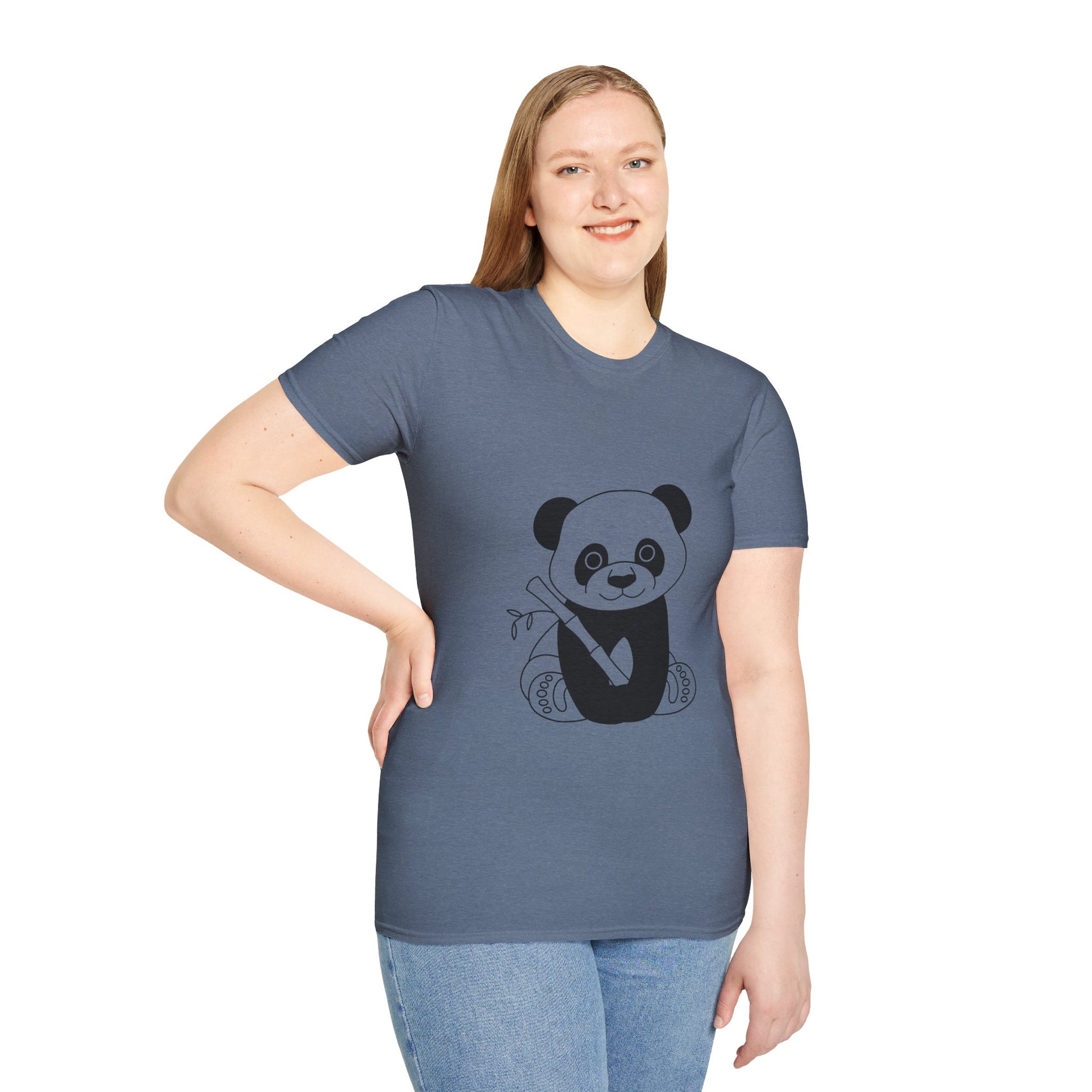 Unisex Softstyle T-Shirt - Panda - CutieQ Shop