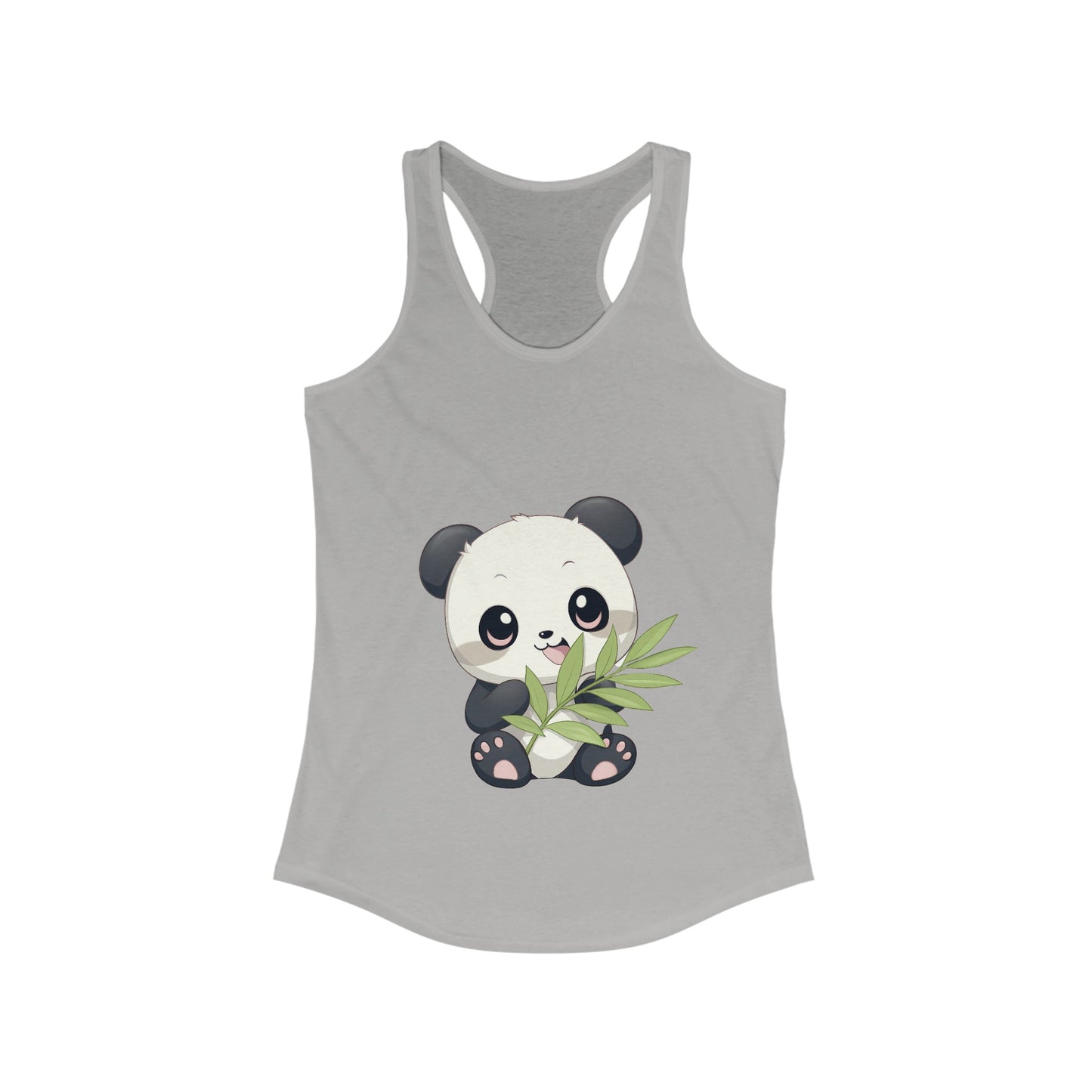 Women's Ideal Racerback Tank - Panda - CutieQ Shop