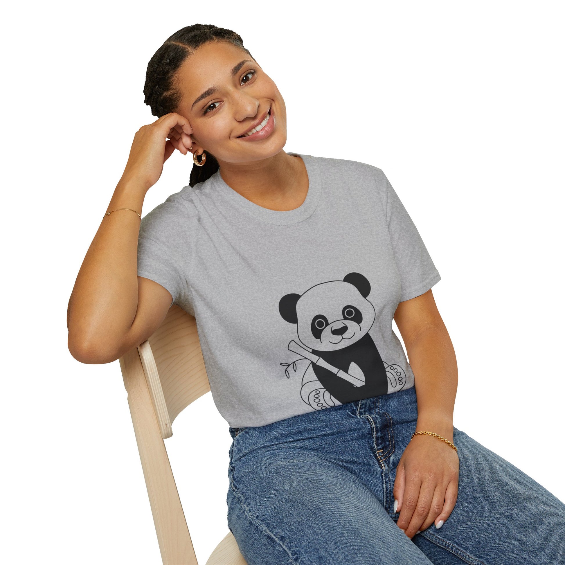 Unisex Softstyle T-Shirt - Panda - CutieQ Shop