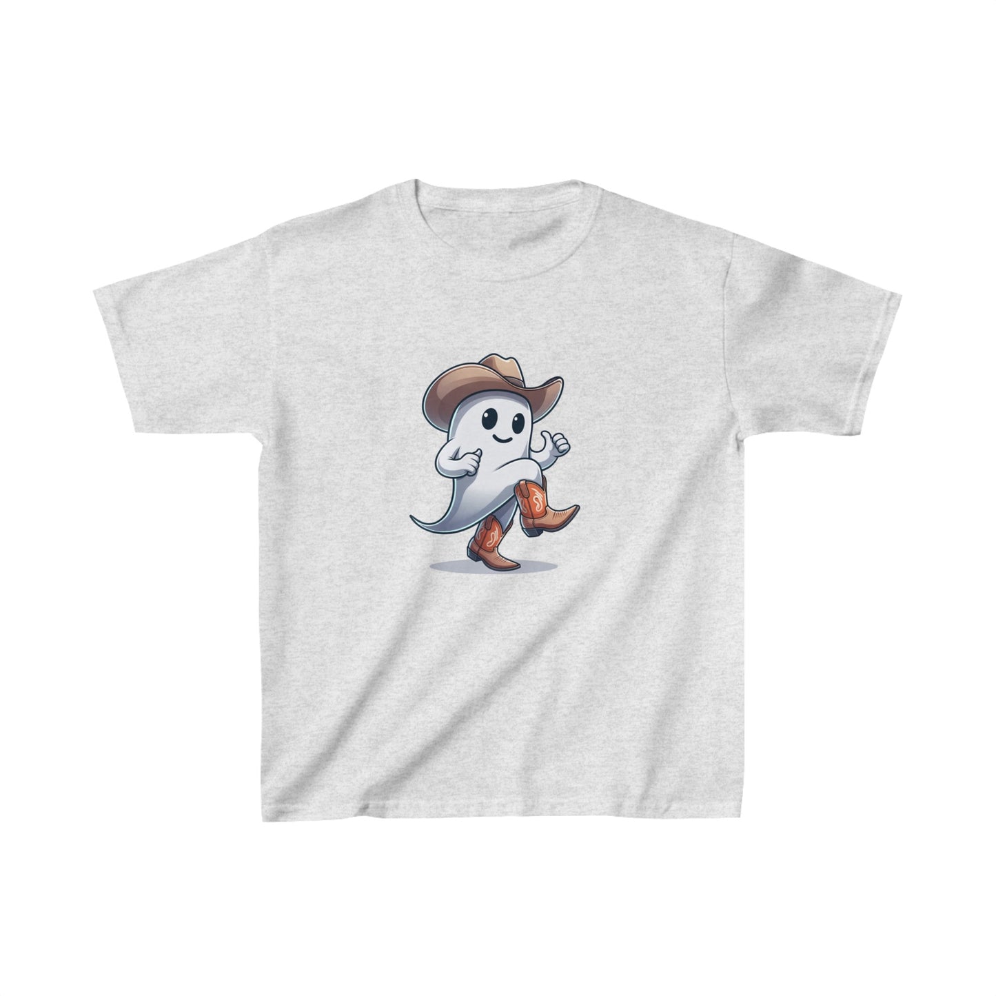 Kids Heavy Cotton™ Tee - Dancing Ghost - CutieQ Shop