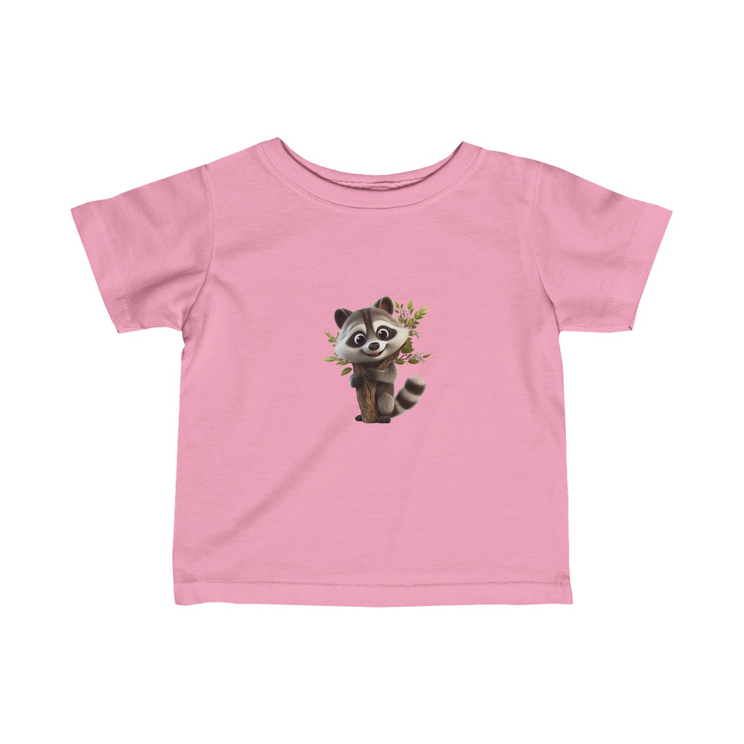 Infant Fine Jersey Tee - Raccoon Loves Nature - CutieQ Shop