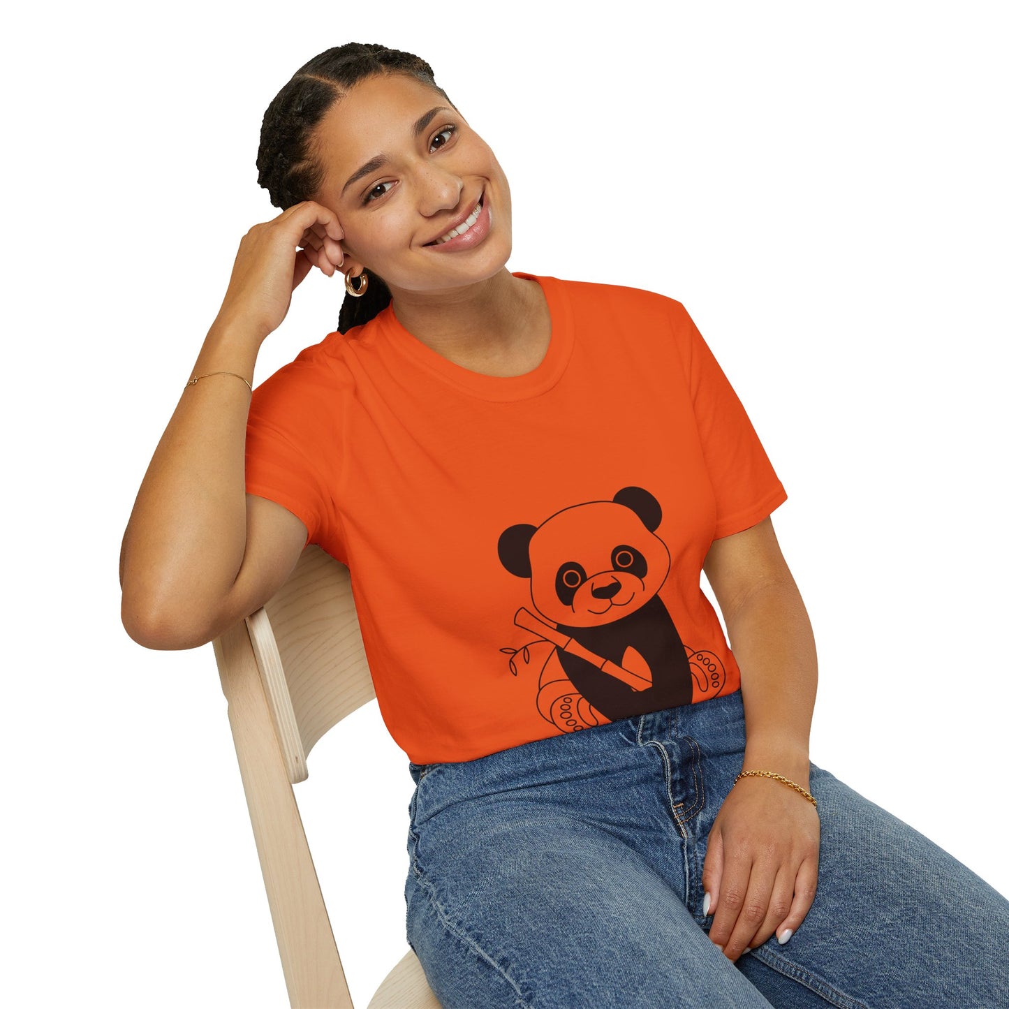 Unisex Softstyle T-Shirt - Panda - CutieQ Shop