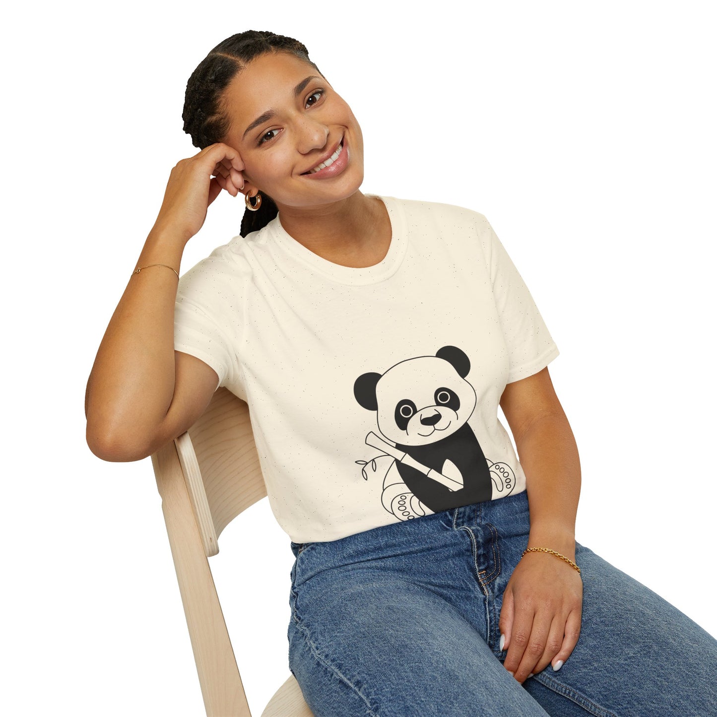 Unisex Softstyle T-Shirt - Panda - CutieQ Shop