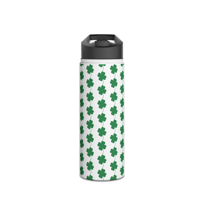 Stainless Steel Water Bottle, Standard Lid - Clover Leaf - CutieQ Shop