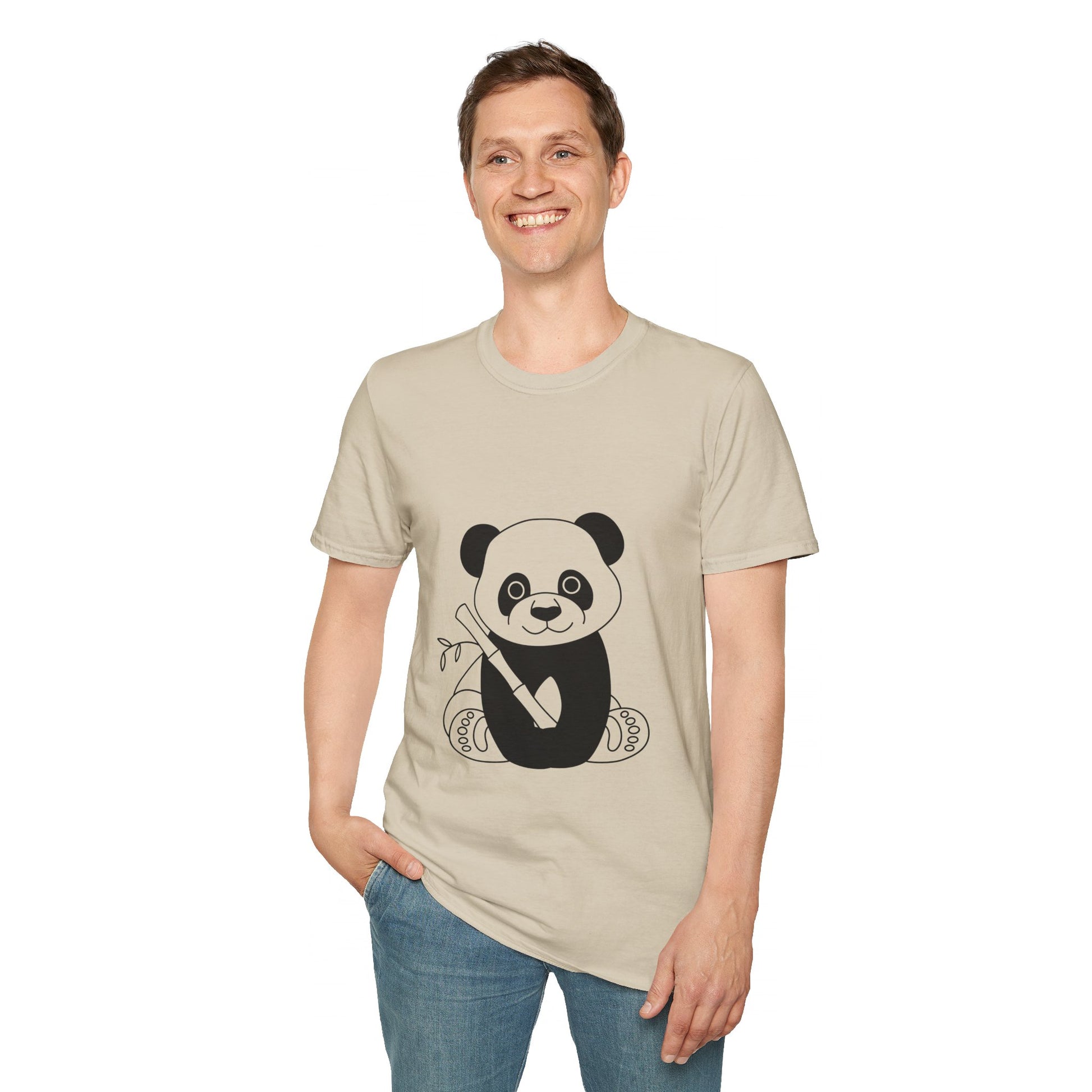 Unisex Softstyle T-Shirt - Panda - CutieQ Shop