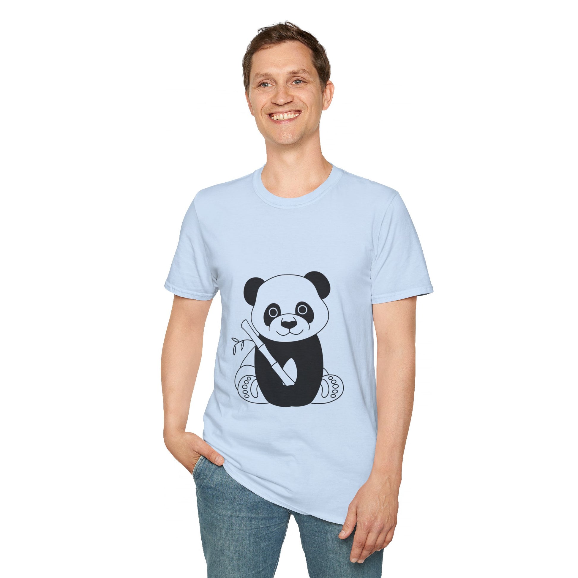 Unisex Softstyle T-Shirt - Panda - CutieQ Shop