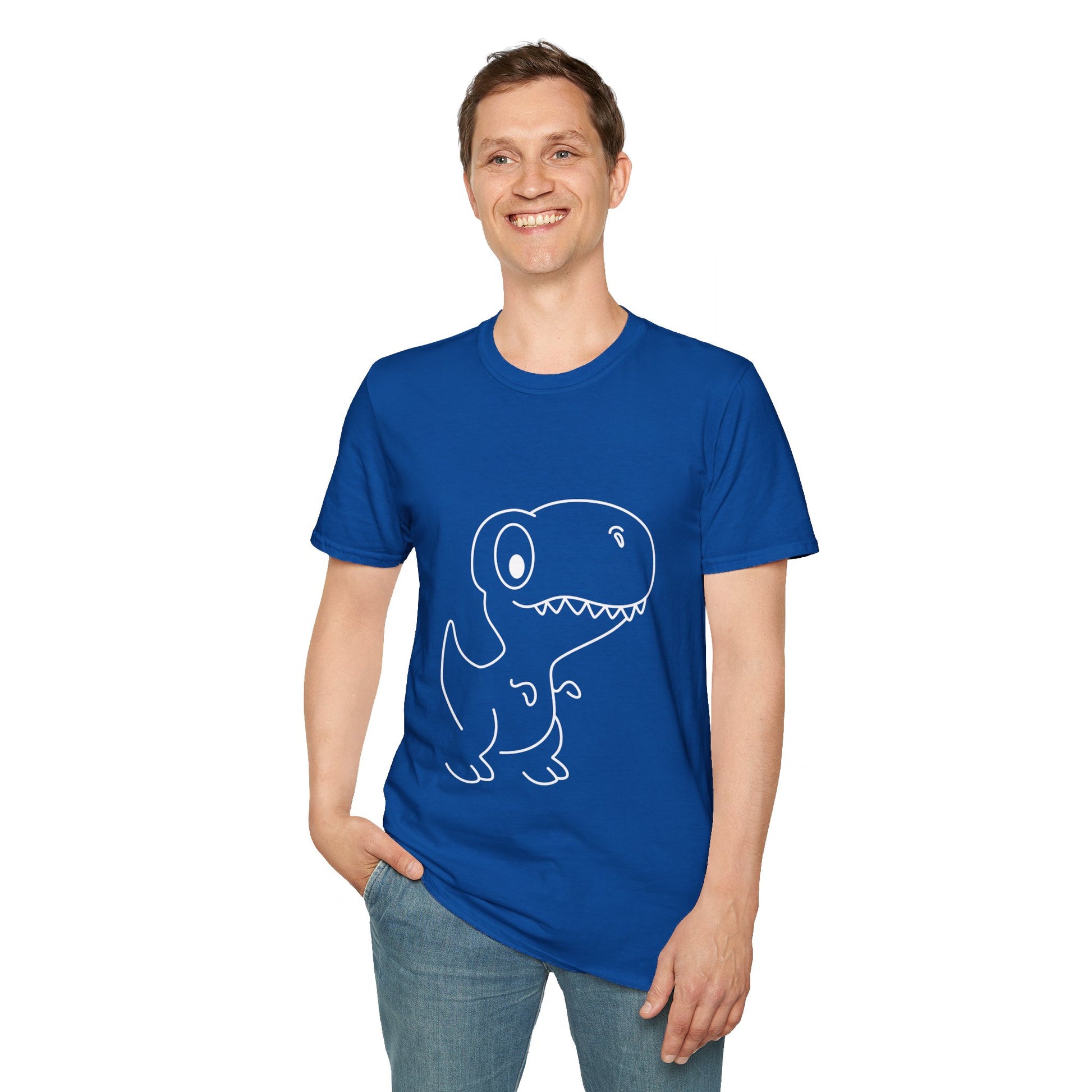 Unisex Softstyle T-Shirt - Dino - CutieQ Shop