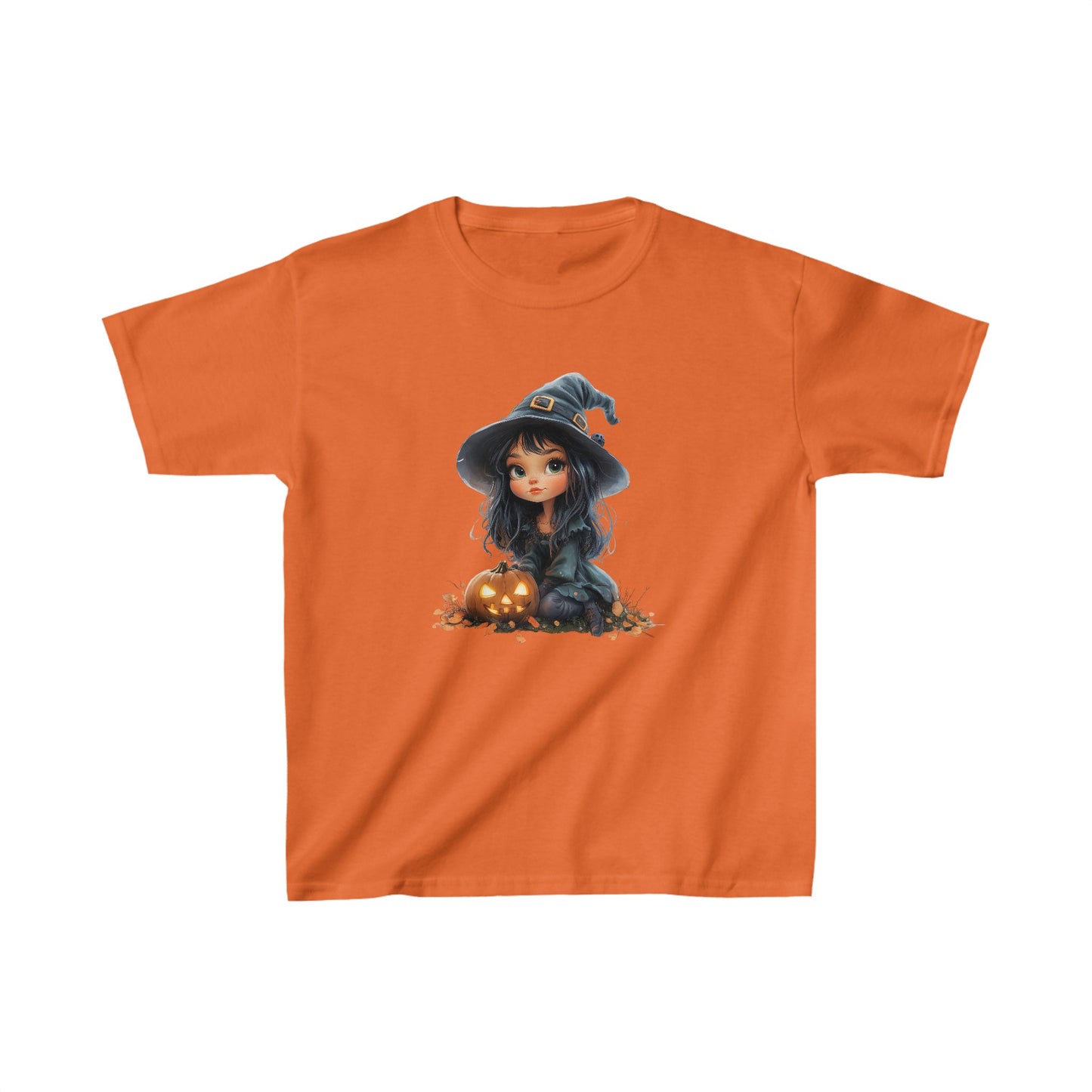 Kids Heavy Cotton™ Tee - Halloween Girl 1 - CutieQ Shop