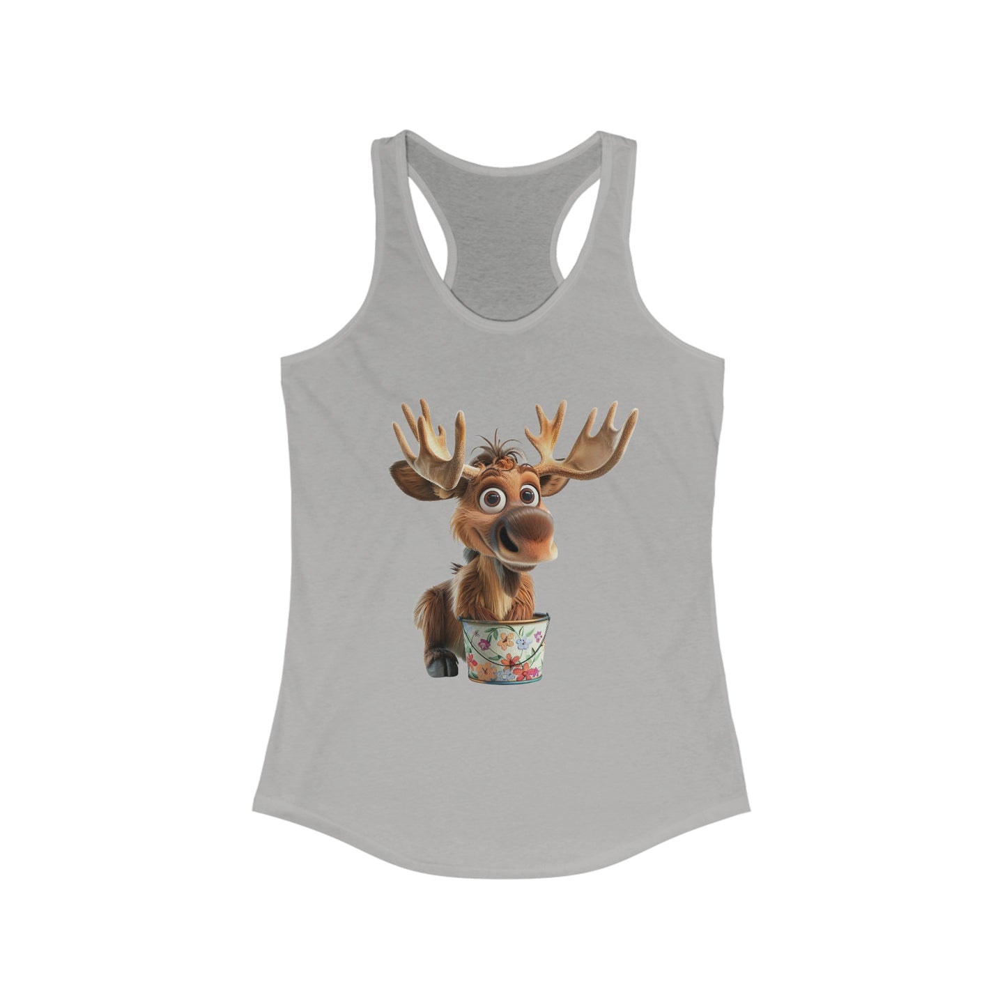 Women's Ideal Racerback Tank - Moose Likes Planting - CutieQ Shop