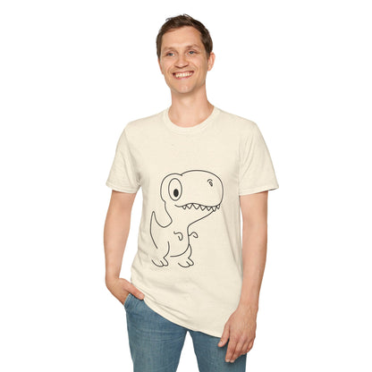 Unisex Softstyle T-Shirt - Dino - CutieQ Shop