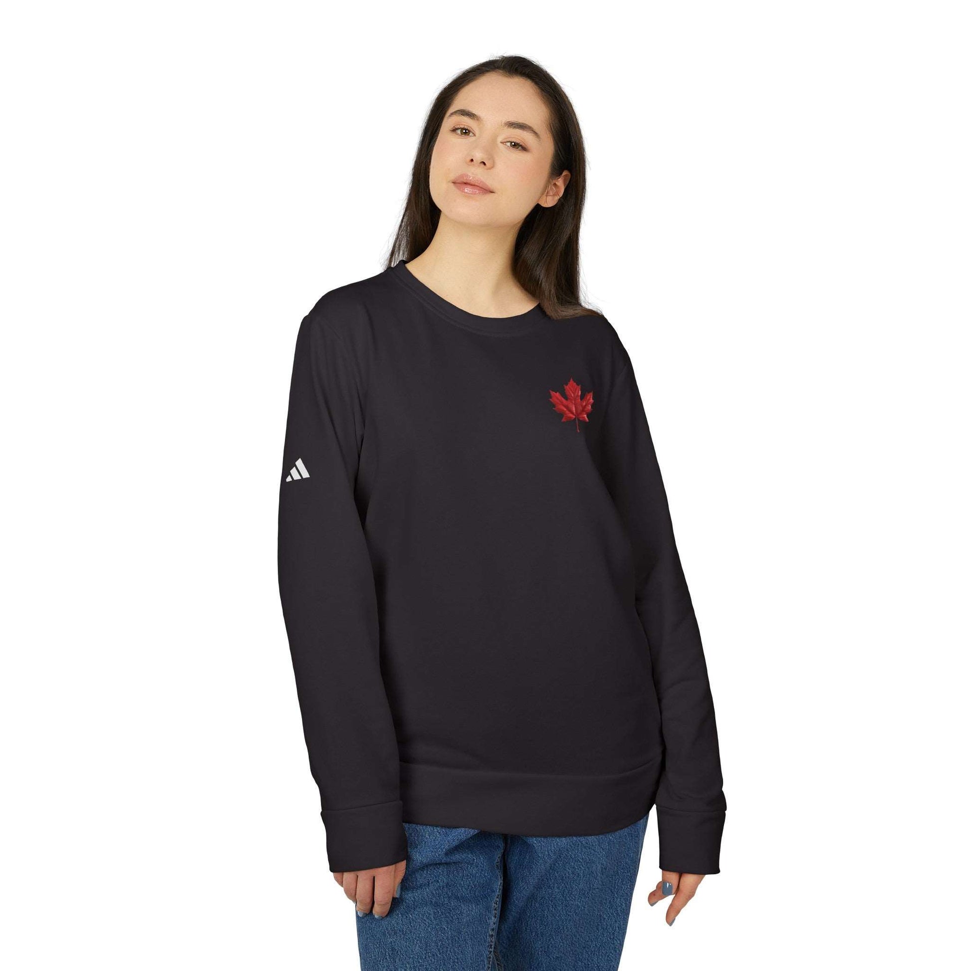 adidas® Unisex Fleece Crewneck Sweatshirt - CutieQ Shop