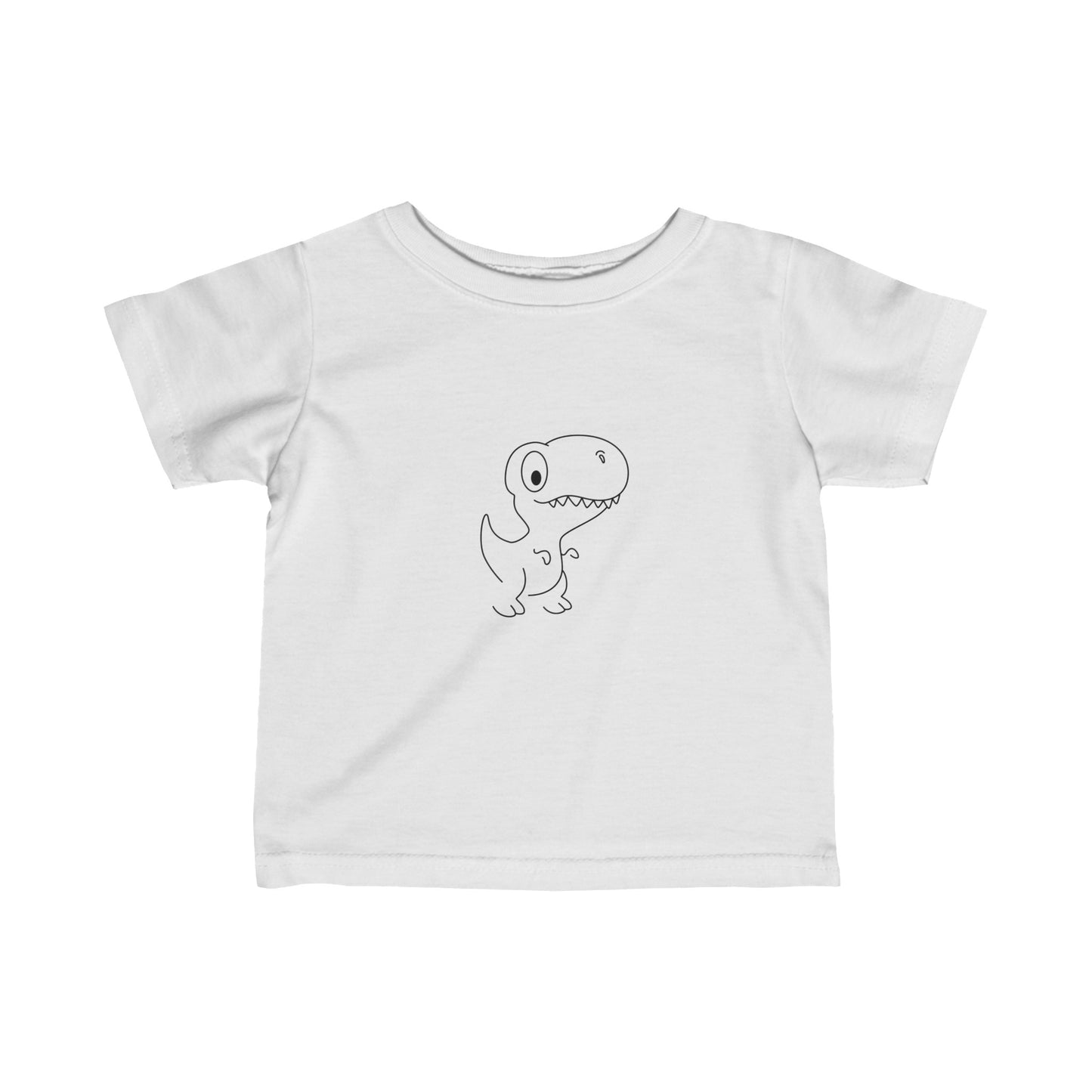 Infant Fine Jersey Tee - Dino - CutieQ Shop