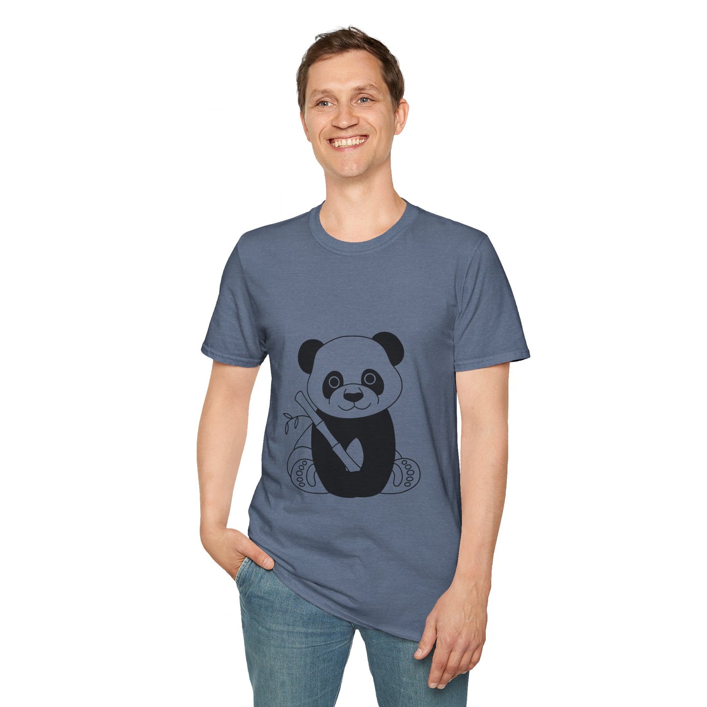 Unisex Softstyle T-Shirt - Panda - CutieQ Shop