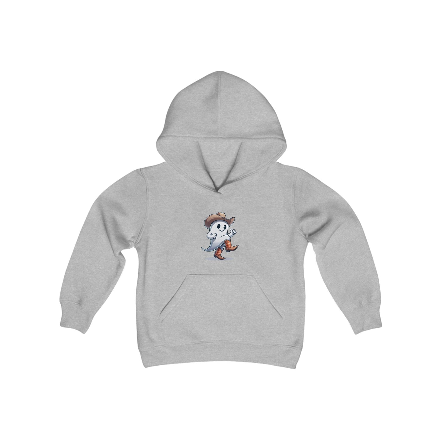 Youth Heavy Blend Hooded Sweatshirt - Dancing Ghost - CutieQ Shop