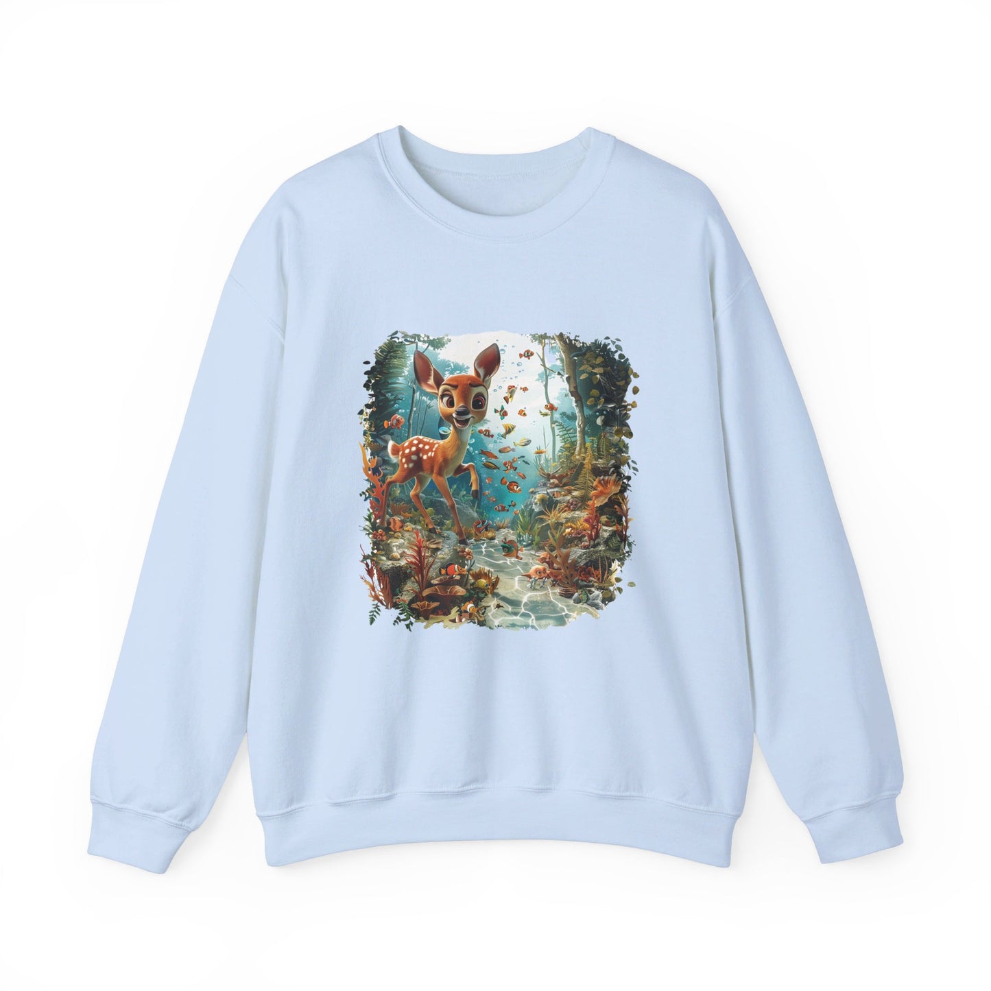 Unisex Heavy Blend™ Crewneck Sweatshirt - Deer - CutieQ Shop