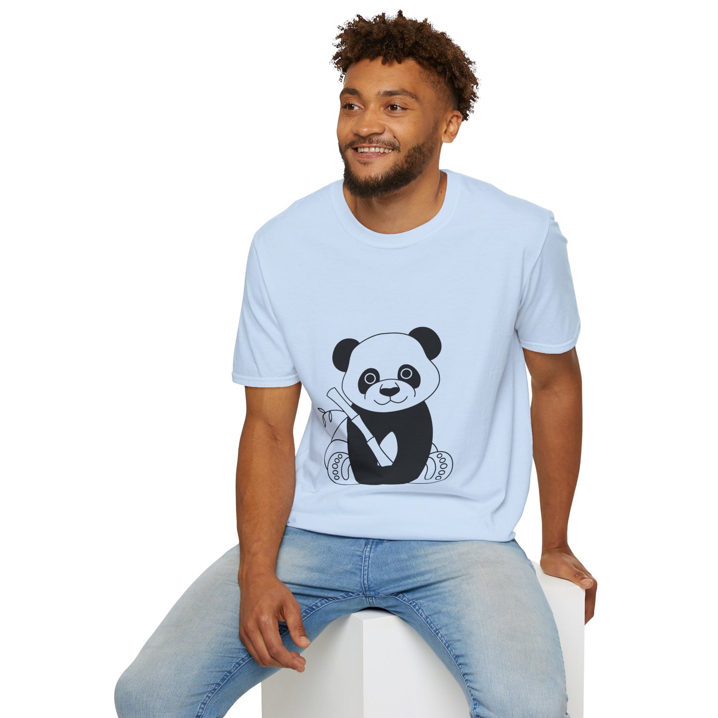 Unisex Softstyle T-Shirt - Panda - CutieQ Shop