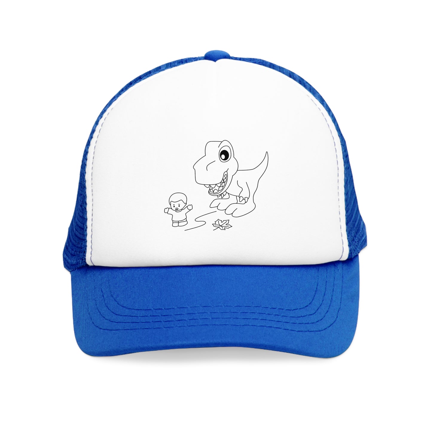 Mesh Cap - Dino Chasing Little People - CutieQ Shop