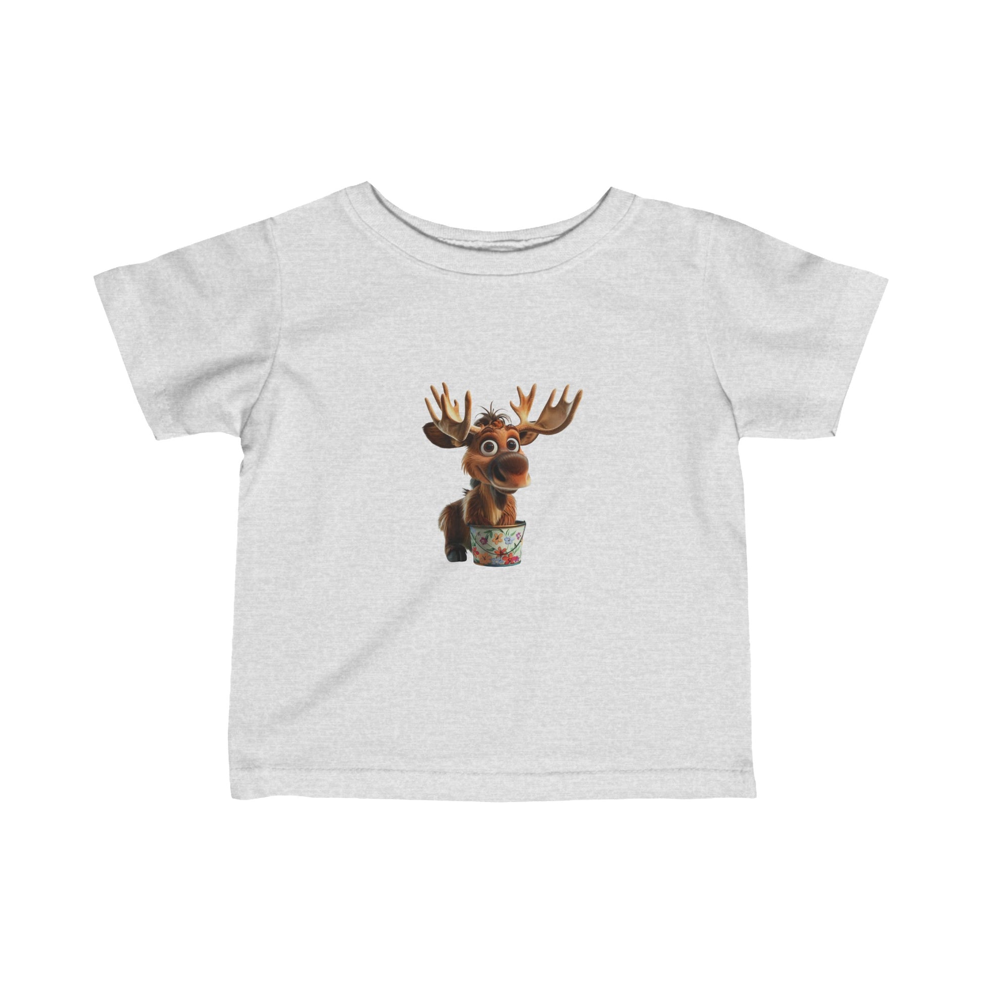 Infant Fine Jersey Tee - Moose Likes Planting - CutieQ Shop