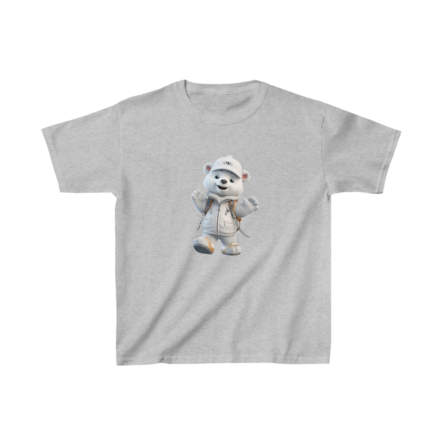 Kids Heavy Cotton™ Tee - Polar Bear - CutieQ Shop