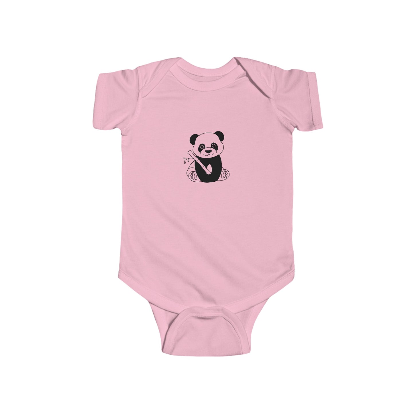 Infant Fine Jersey Bodysuit - Panda - CutieQ Shop