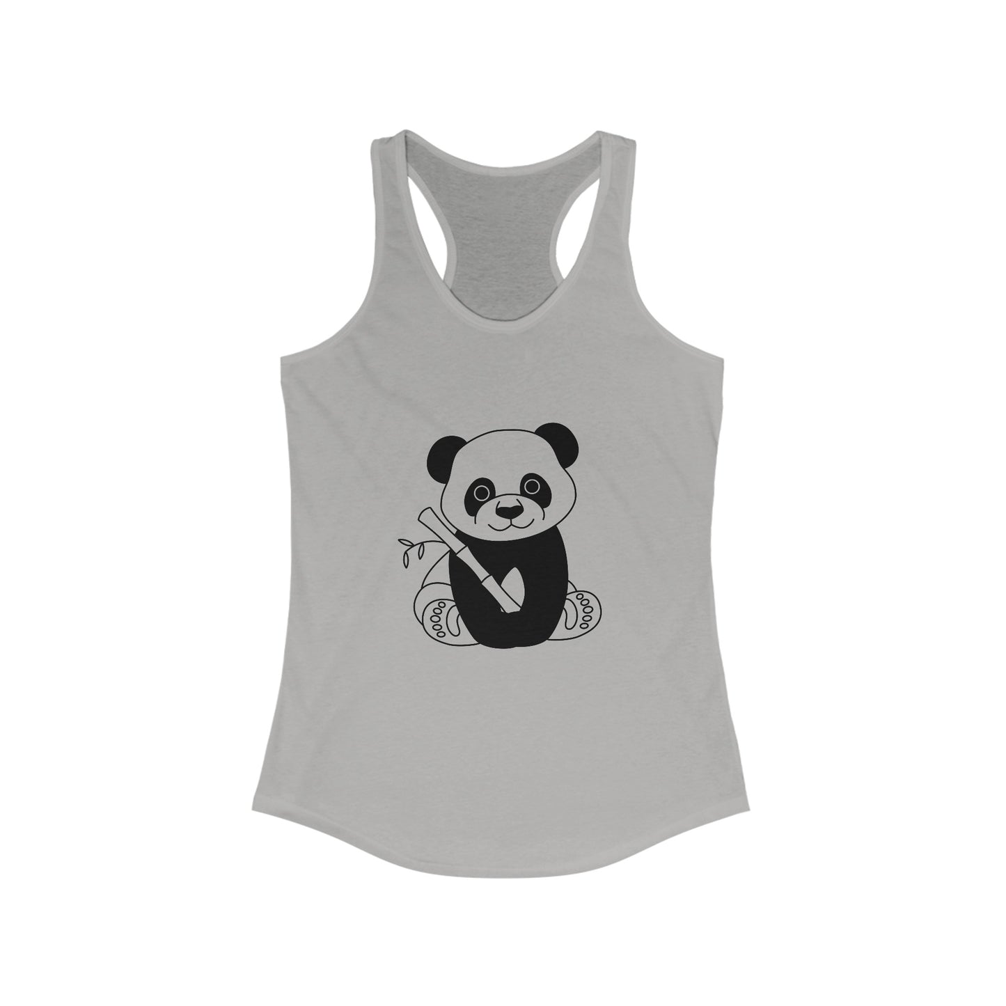 Women's Ideal Racerback Tank - Panda - CutieQ Shop