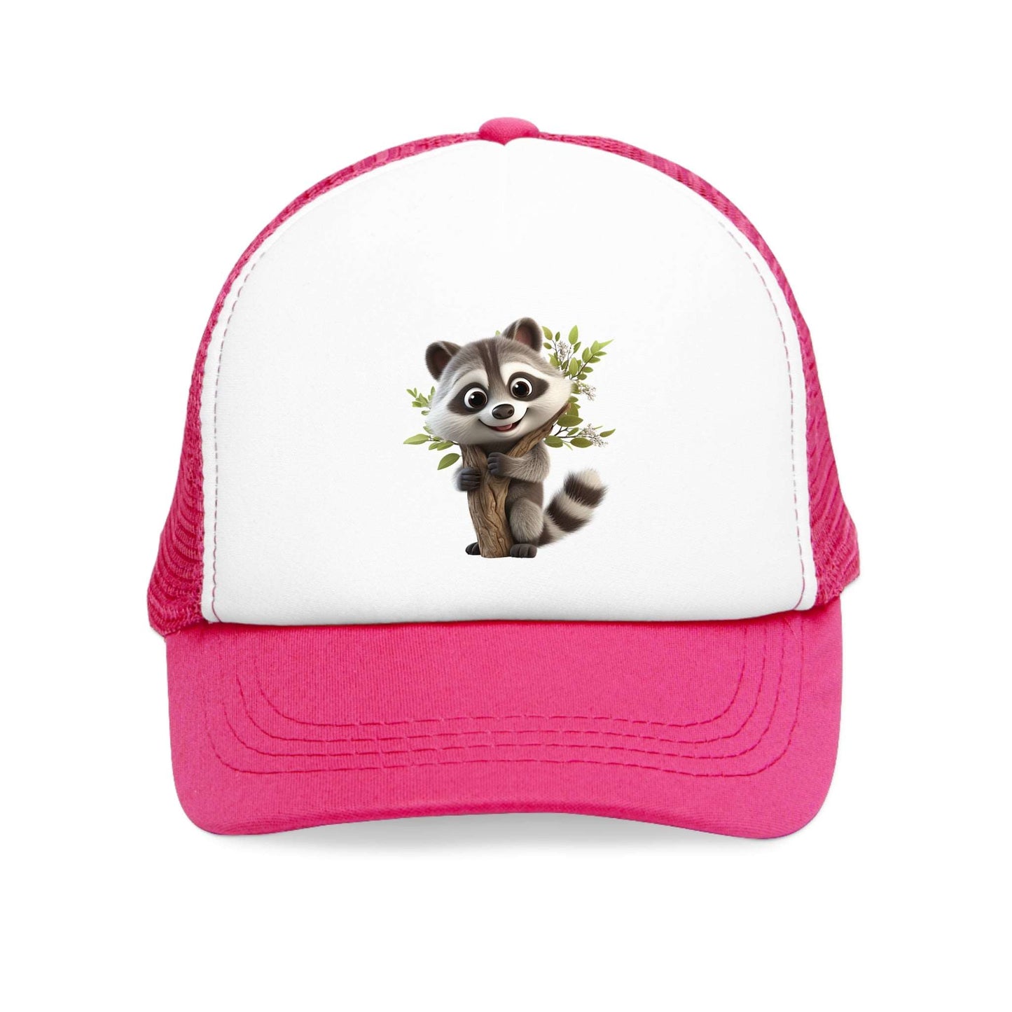 Mesh Cap - Raccoon Loves Nature - CutieQ Shop