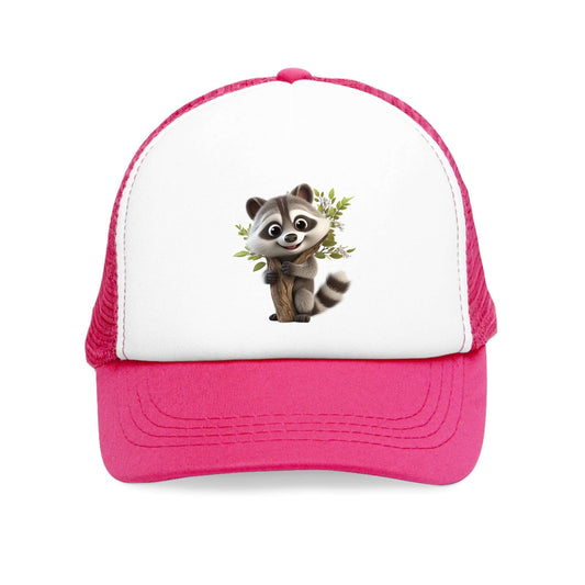 Mesh Cap - Raccoon Loves Nature - CutieQ Shop