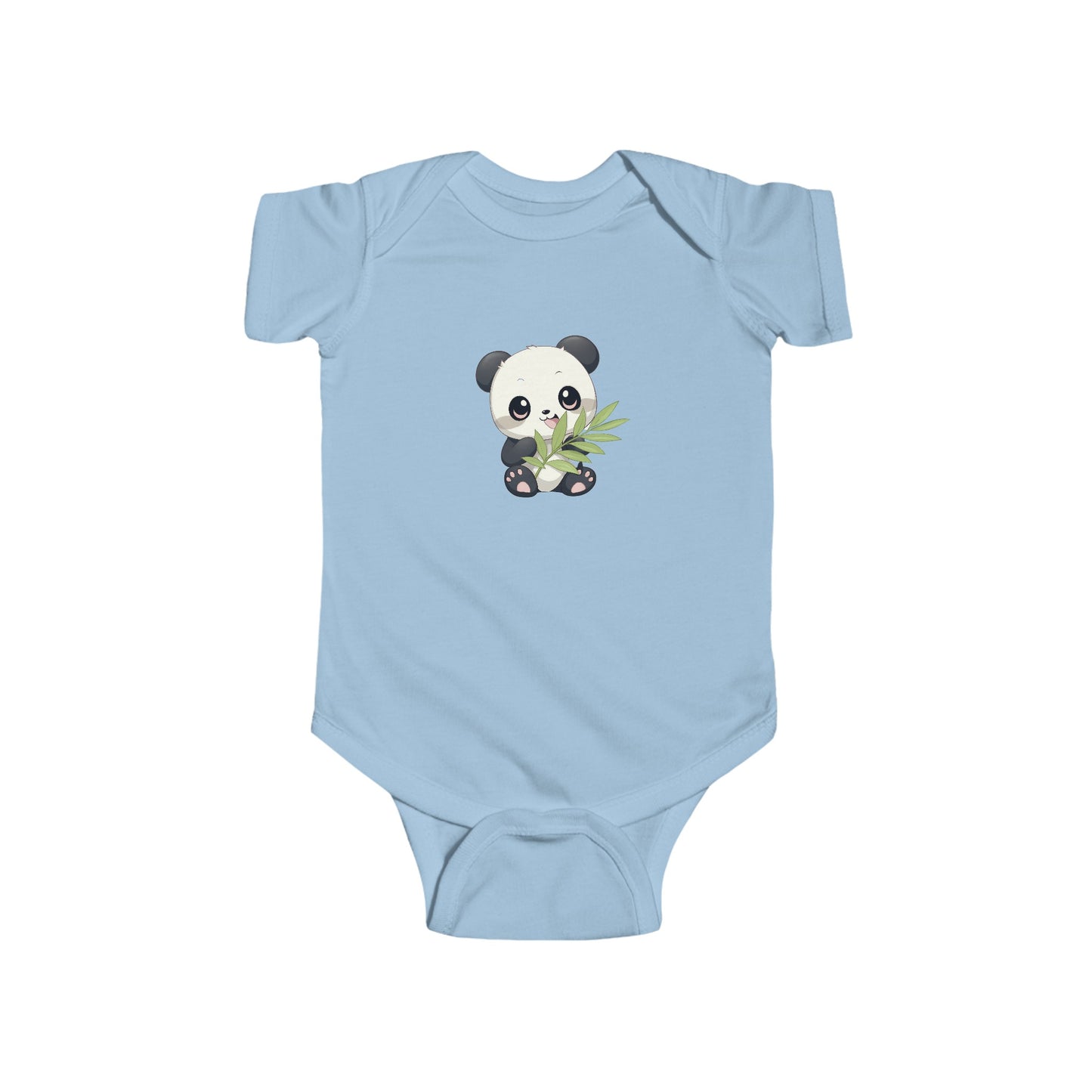 Infant Fine Jersey Bodysuit - Panda Loves Bamboo - CutieQ Shop