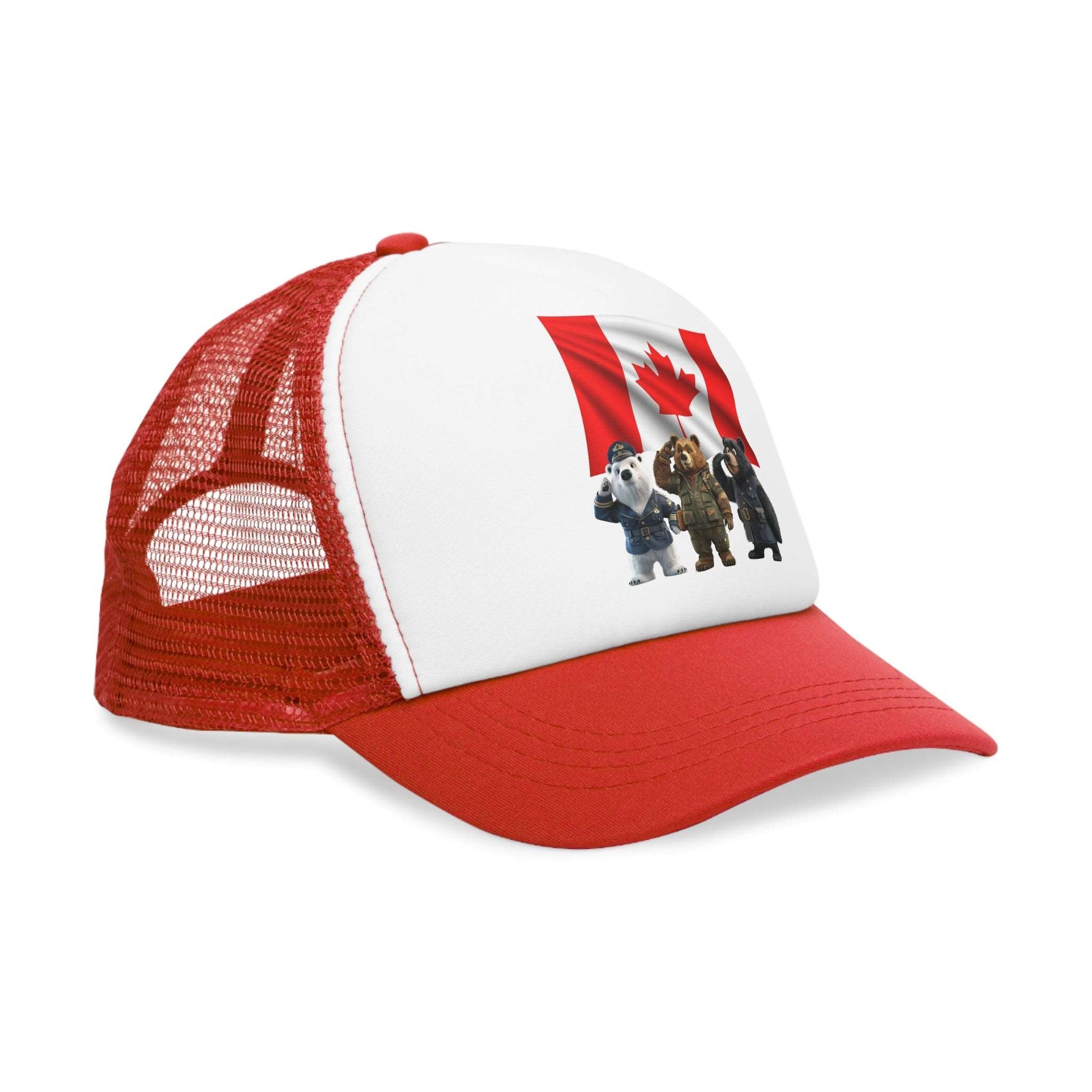 Mesh Cap - Three Bears Saluting - CutieQ Shop