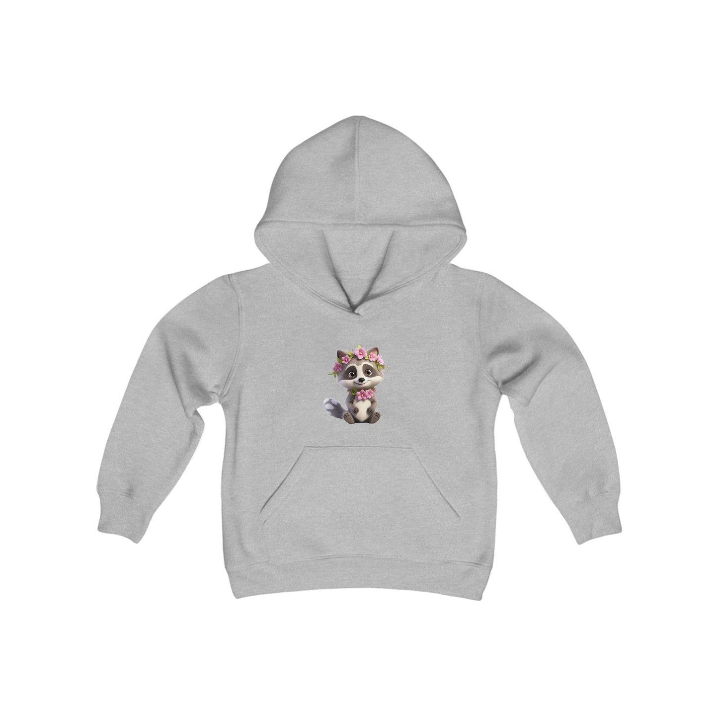 Youth Heavy Blend Hooded Sweatshirt - Raccoon - CutieQ Shop