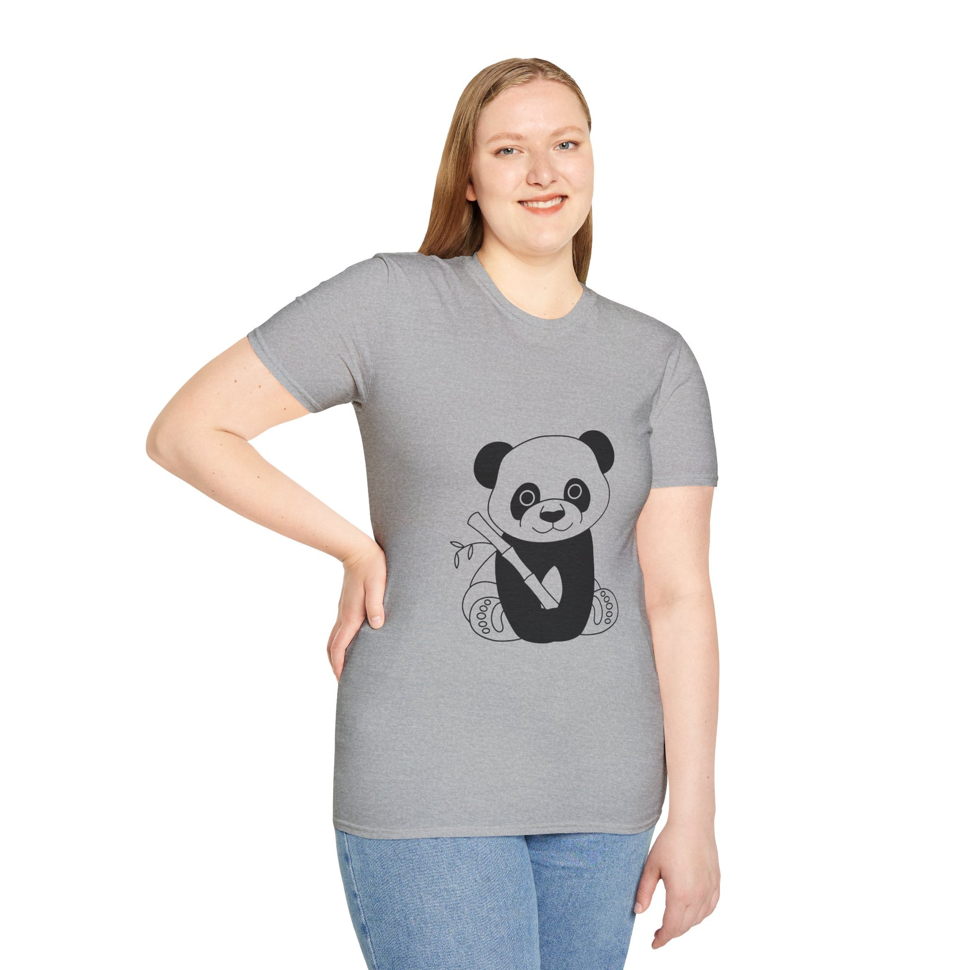 Unisex Softstyle T-Shirt - Panda - CutieQ Shop